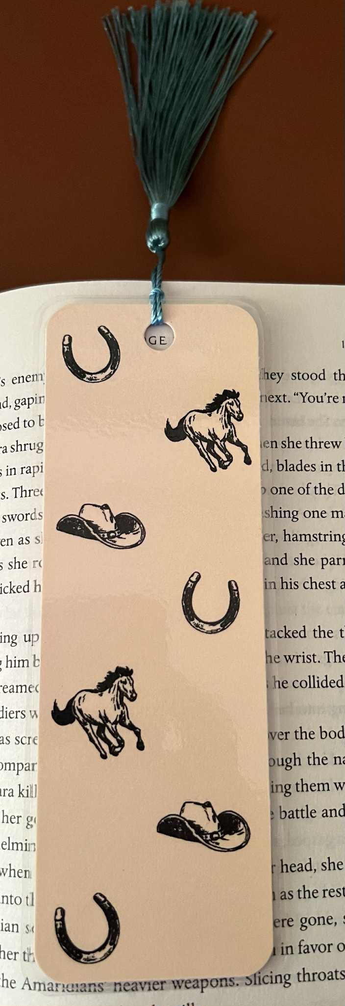Western Themed Bookmark