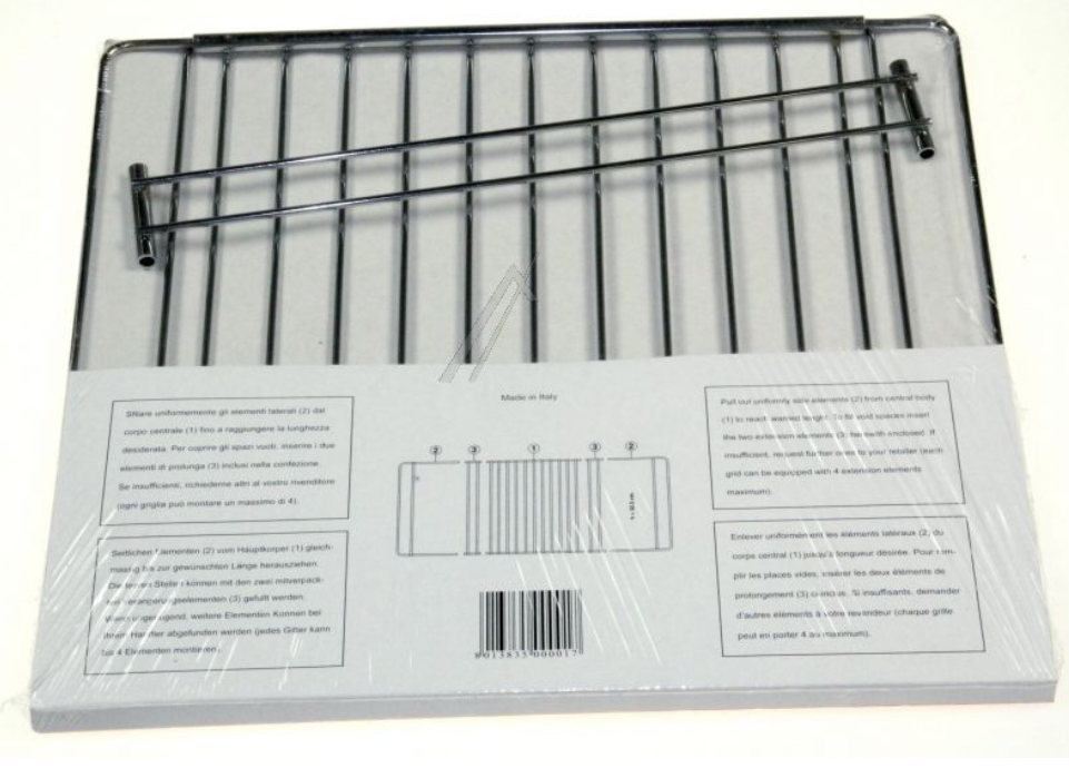 UNIVERSEEL UITNEEMBAAR 35 - 56 X 32 CM Grillrooster