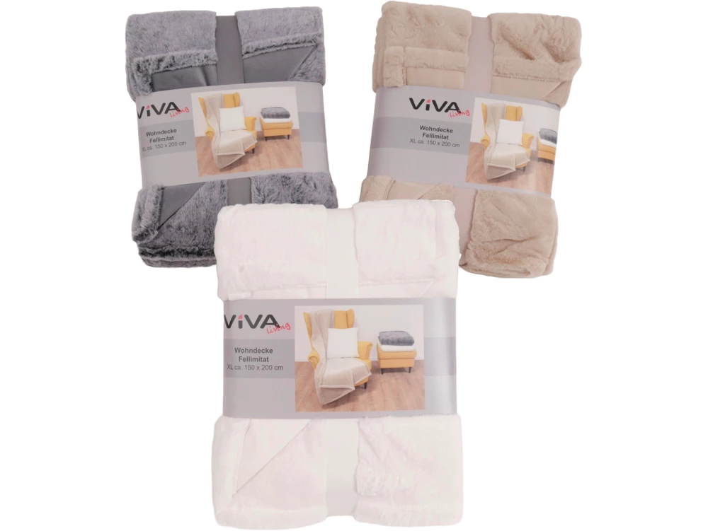 Antklodė kailio imitacija 150 x 200 cm