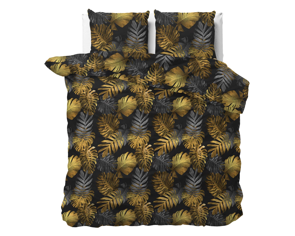 Patalynės komplektas su lapų raštu 200 ir 220 cm