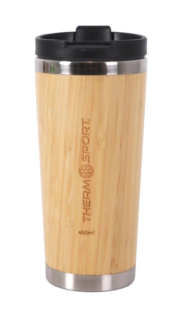 Termo puodelis iš bambuko