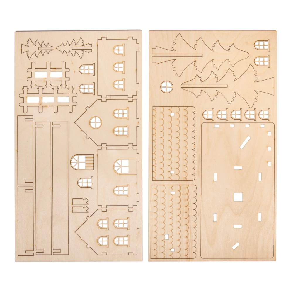 Unikali 3D medinė dėlionė