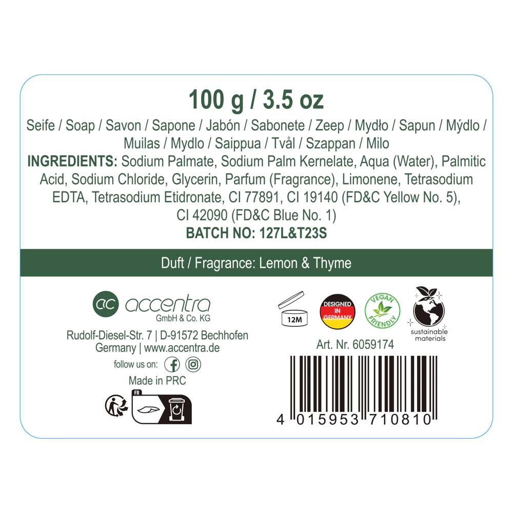 Citrininio čiobrelio muilas