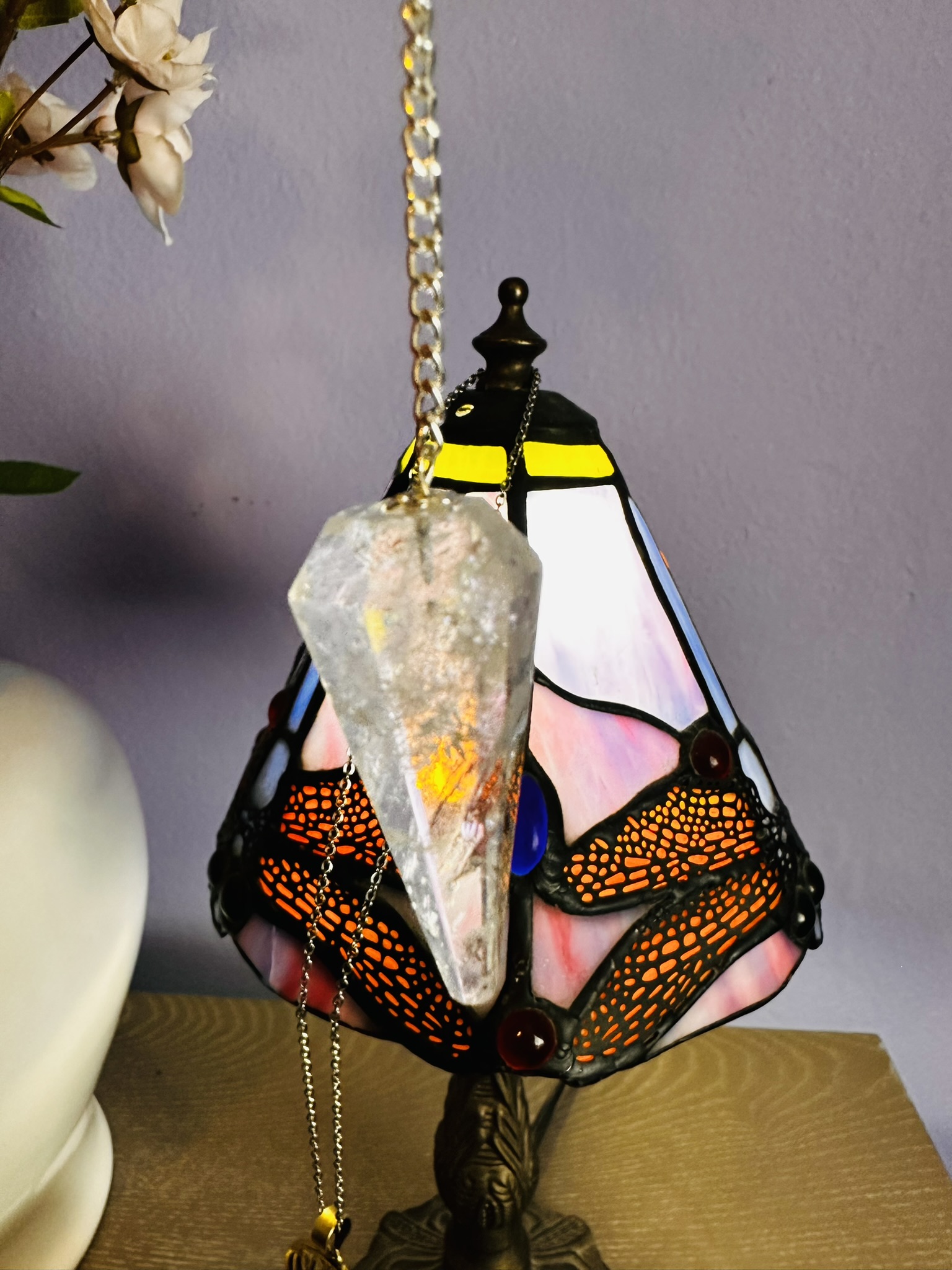 Clear Quartz Pendulum