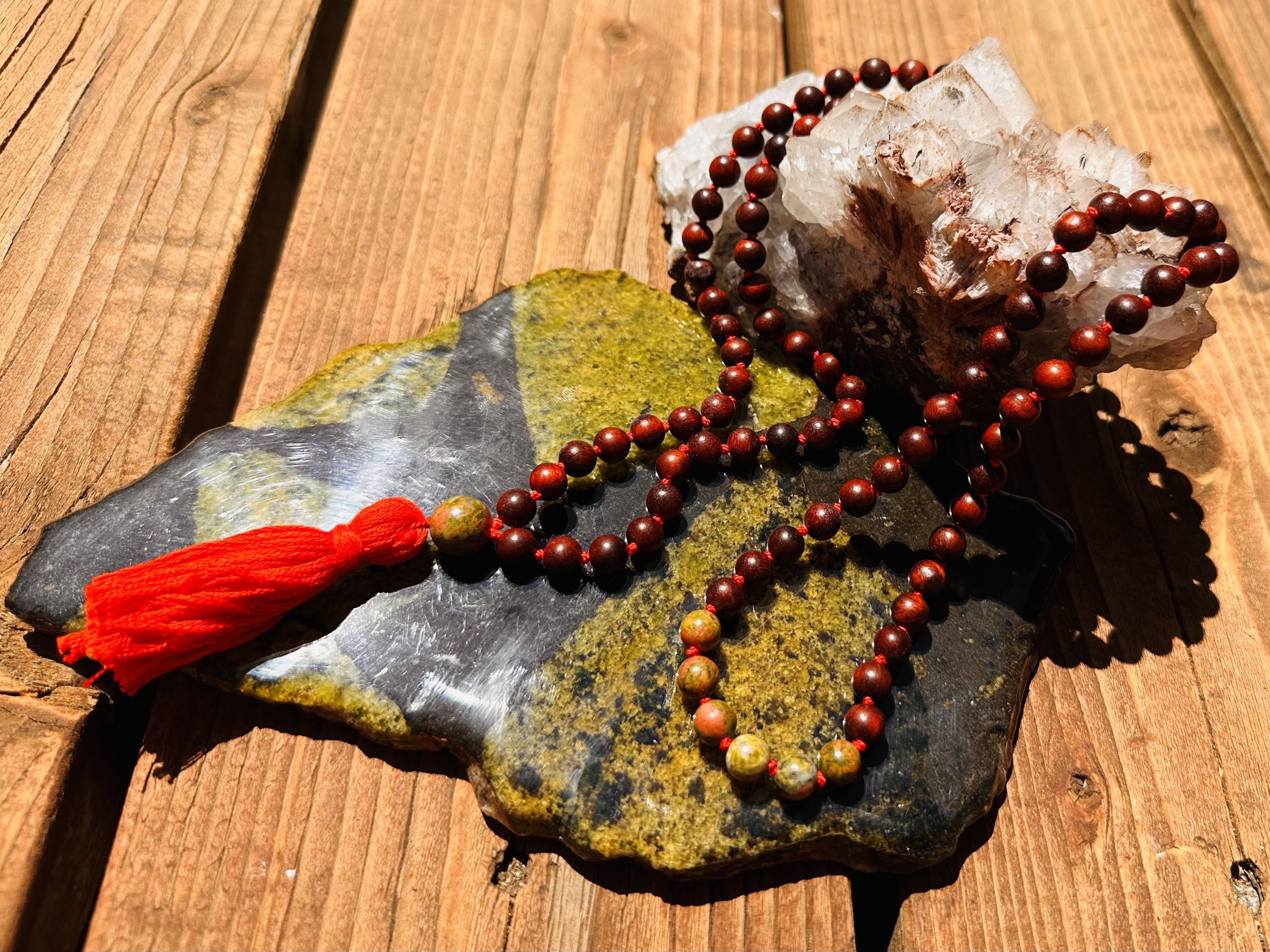 Unakite Mala