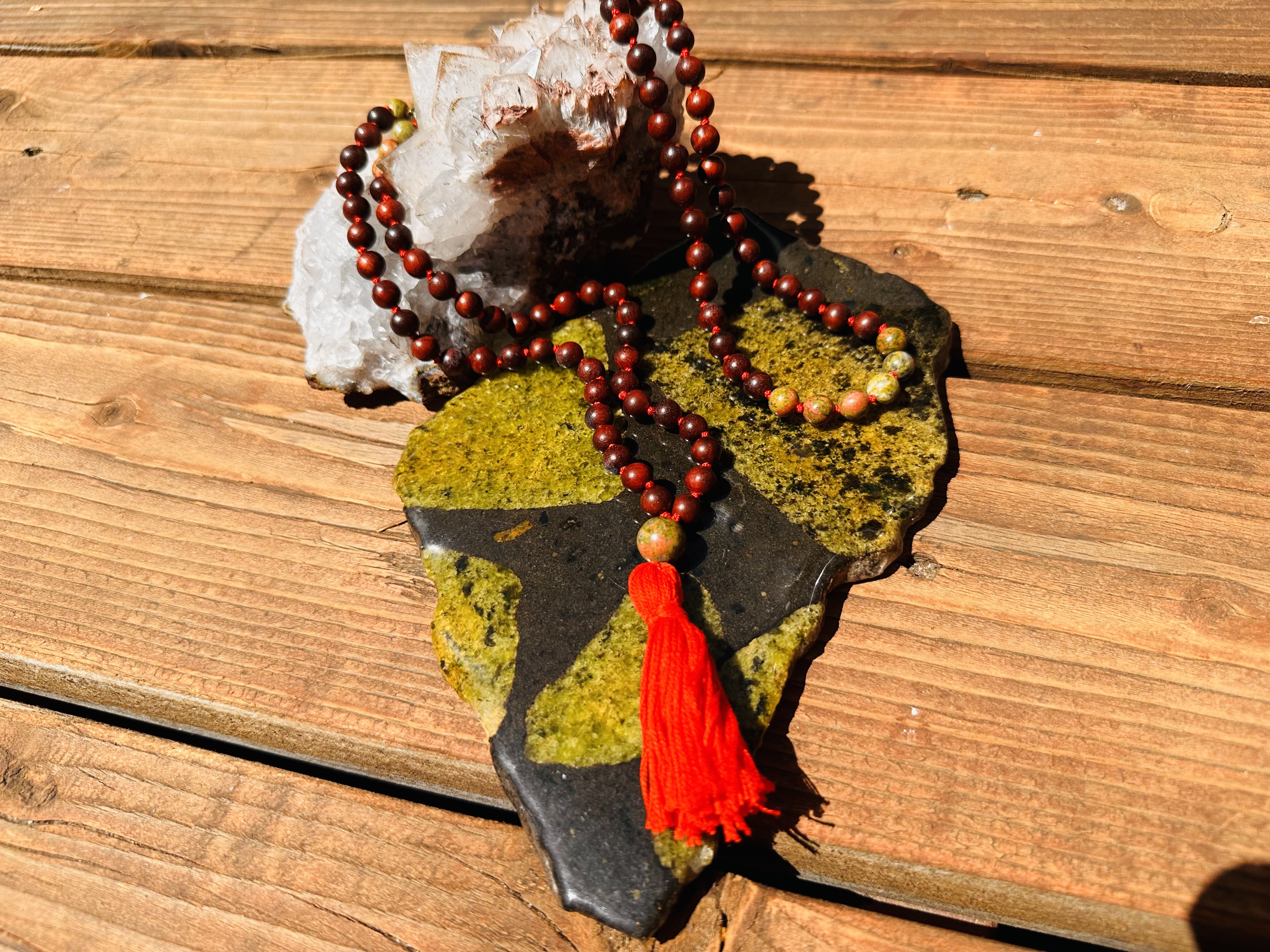Unakite Mala