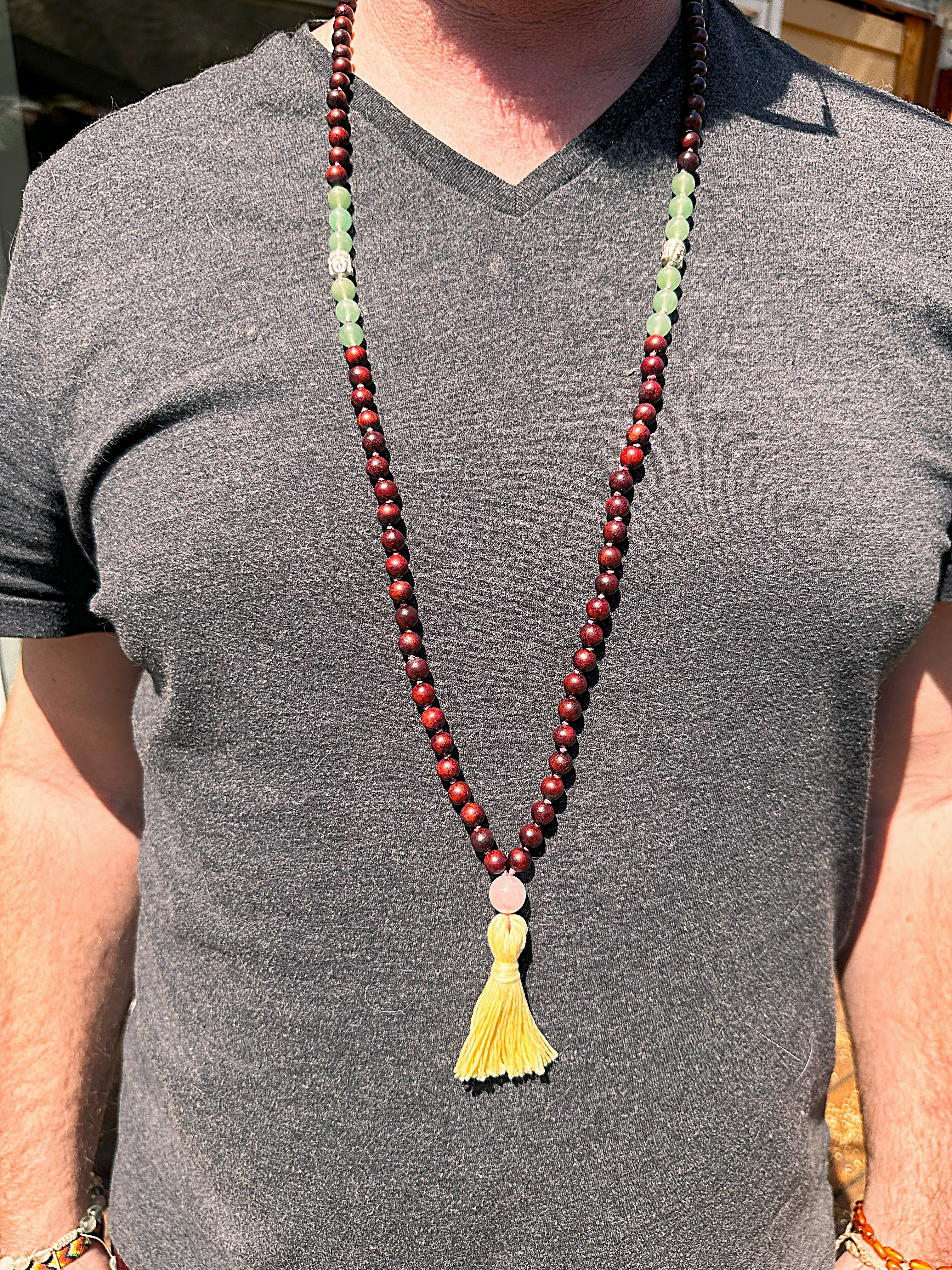 Aventurine & Rose Quartz Mala