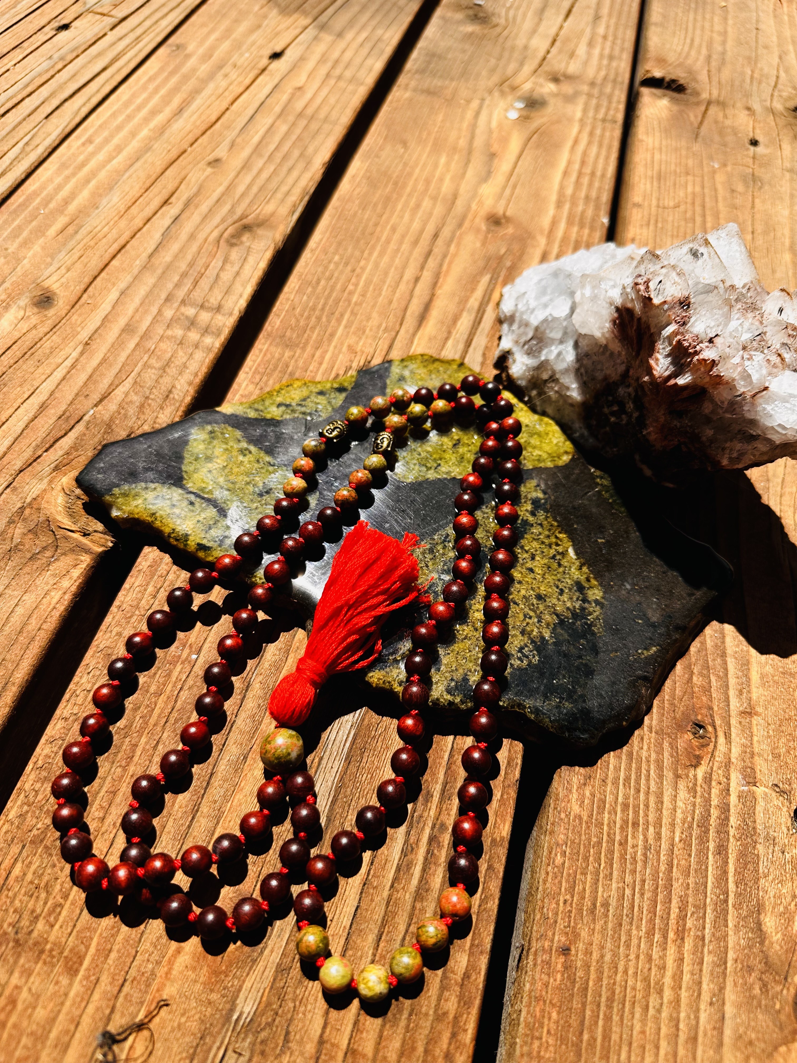 Unakite Mala