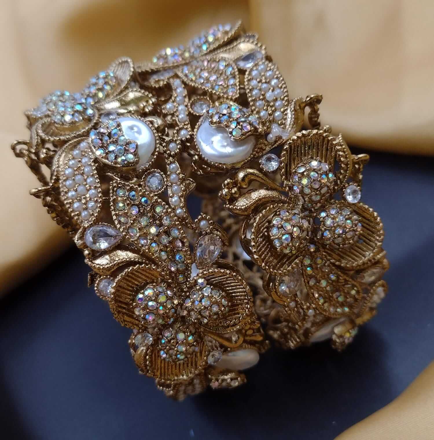 Mor Pankh Bangle (Kara) Set