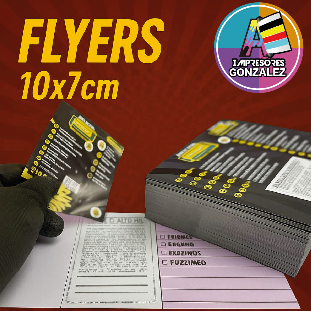 Flyers 10x7cm