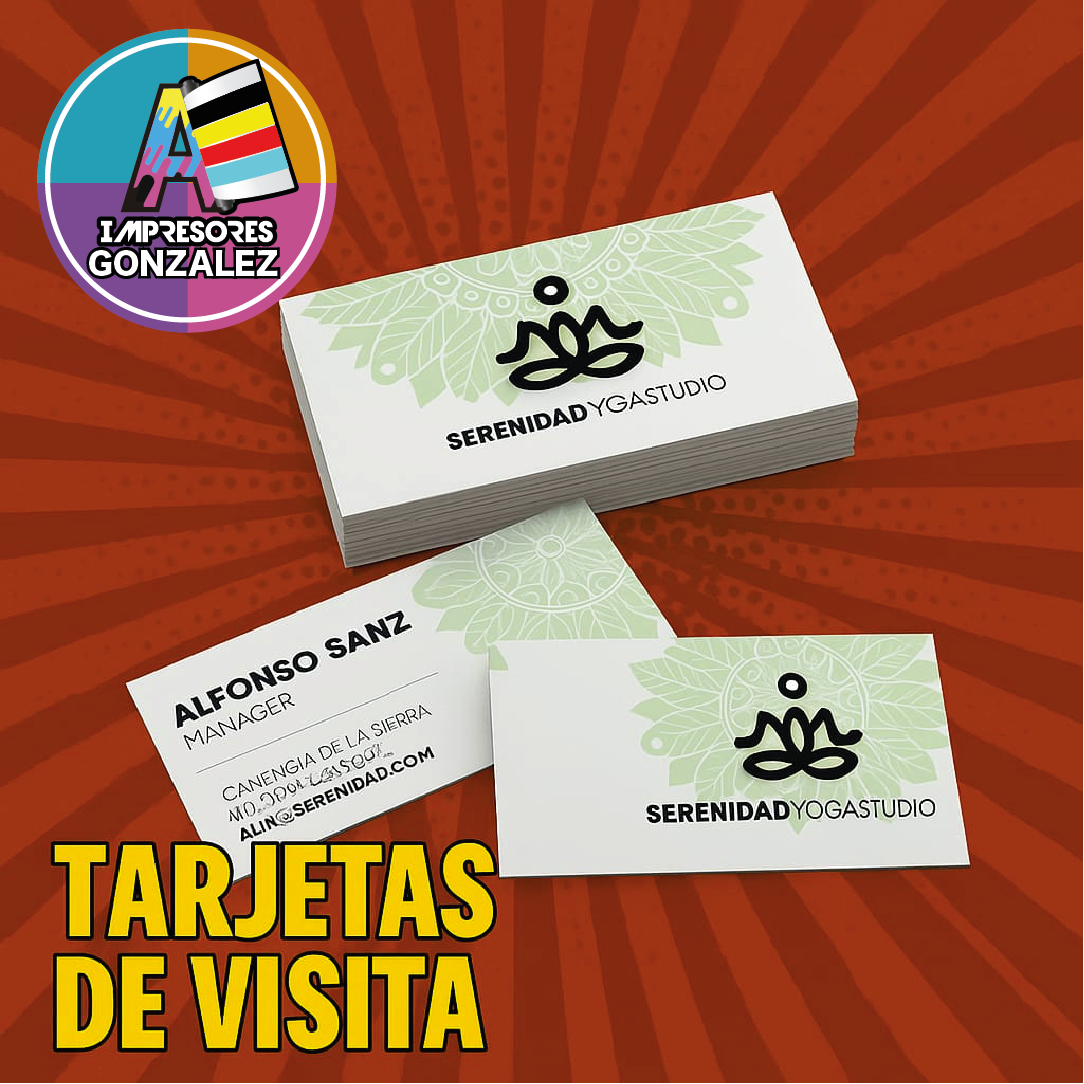 Tarjetas de visita Ambos lado 