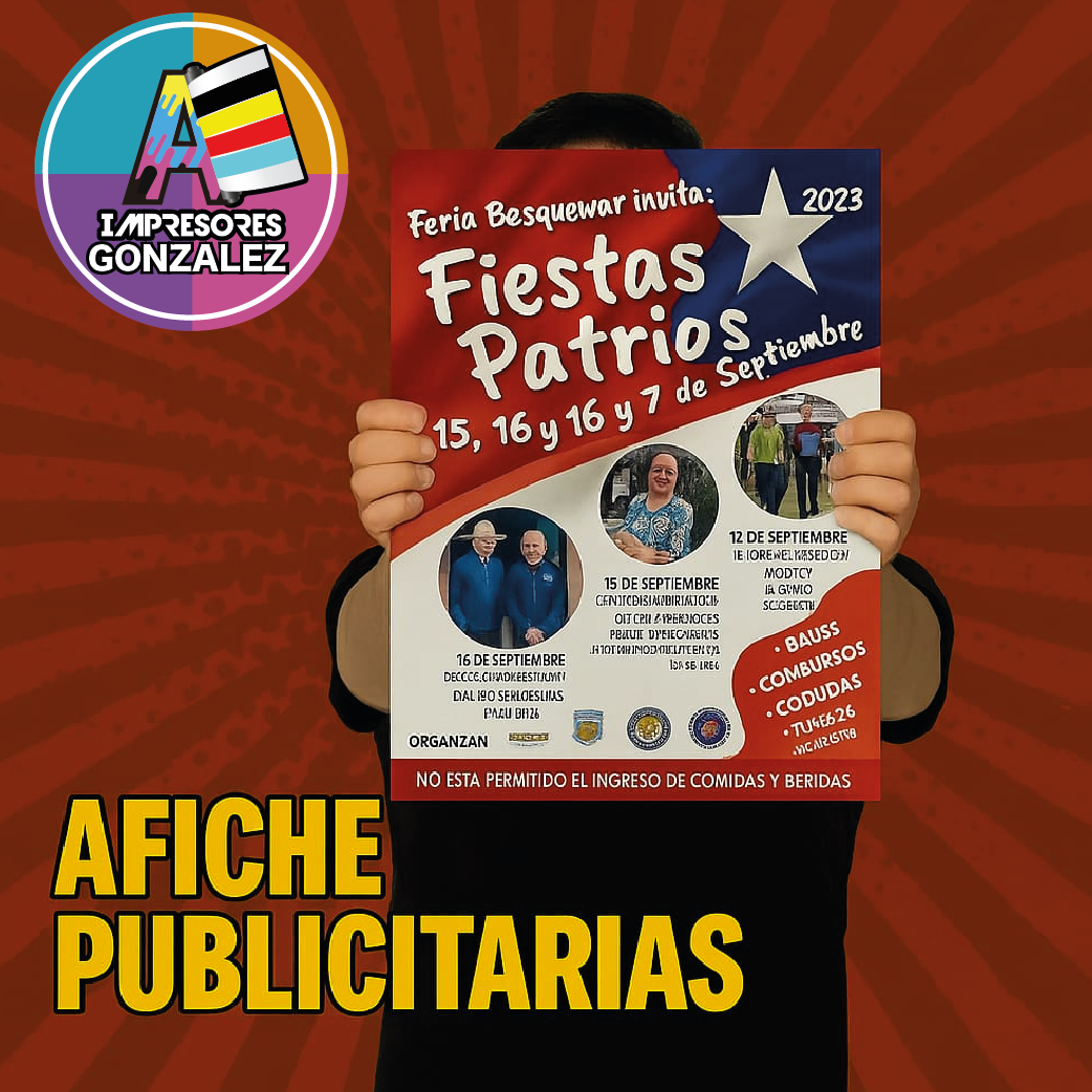 Afiche Publicitario A3