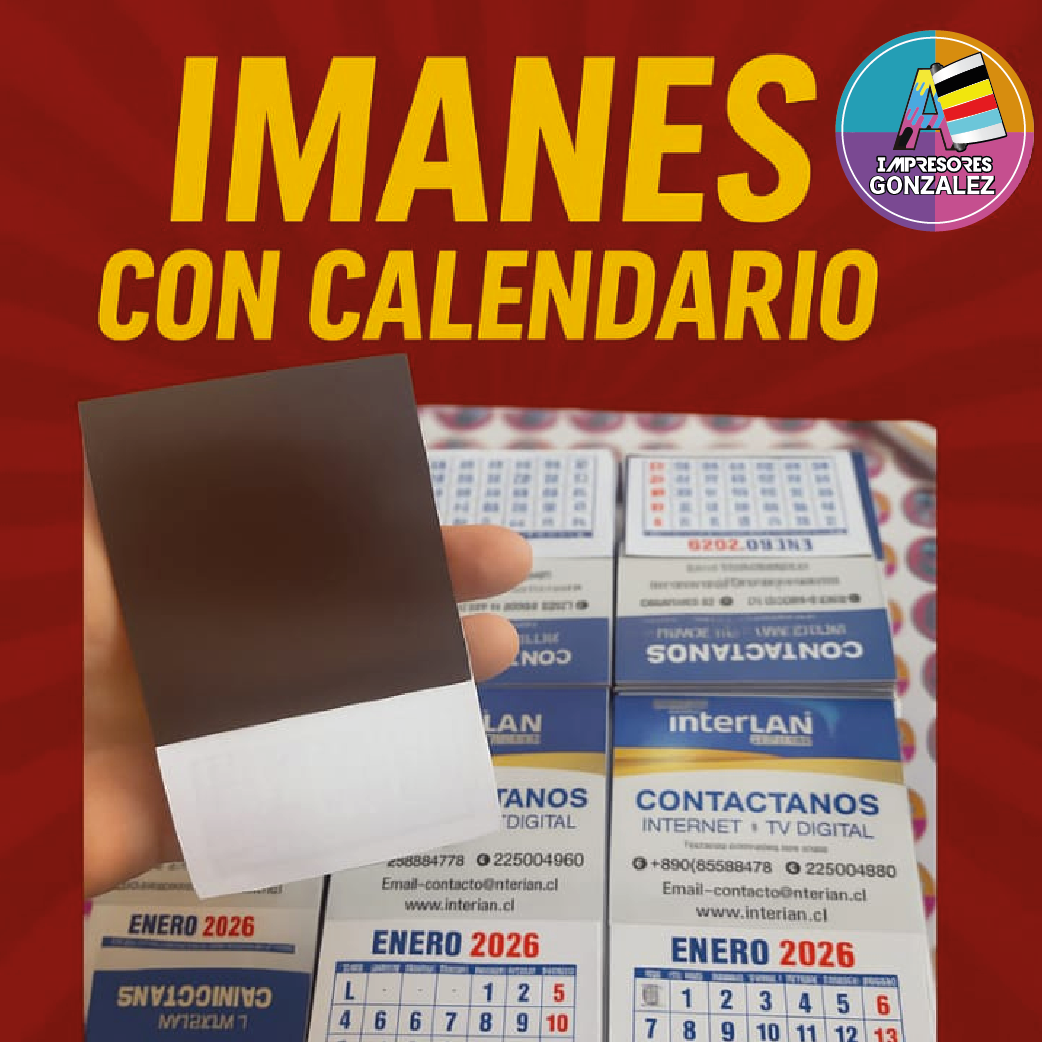 Imanes con Calendario