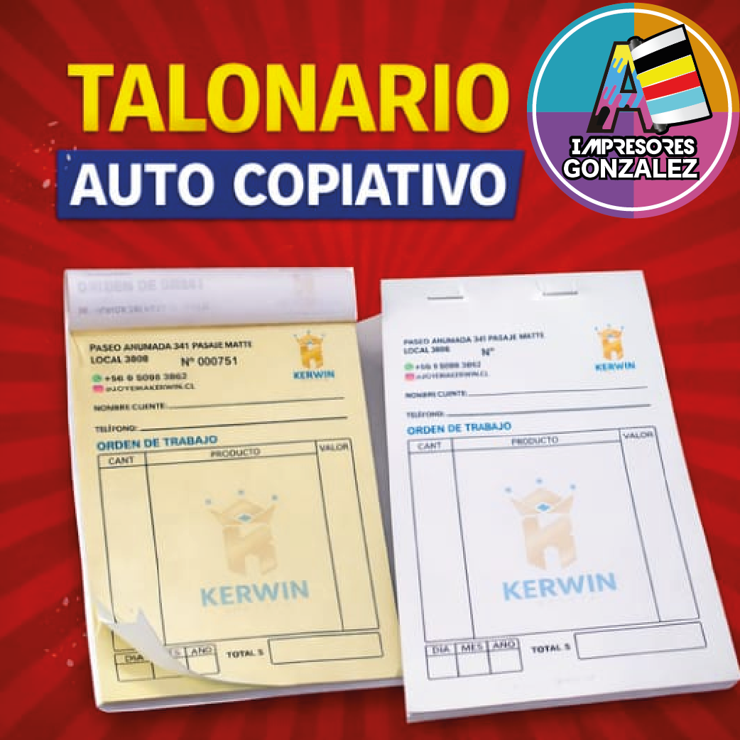 Talonario Autocopiativo