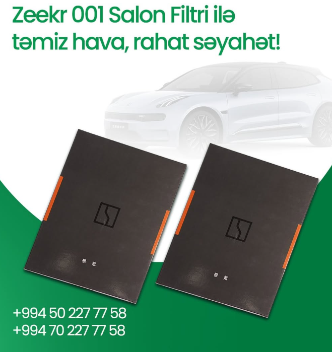 Zeekr 001 Salon Filtrı