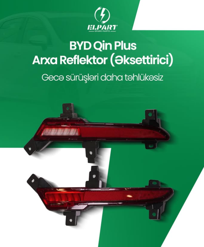 BYD Qin Plus Arka Reflektor