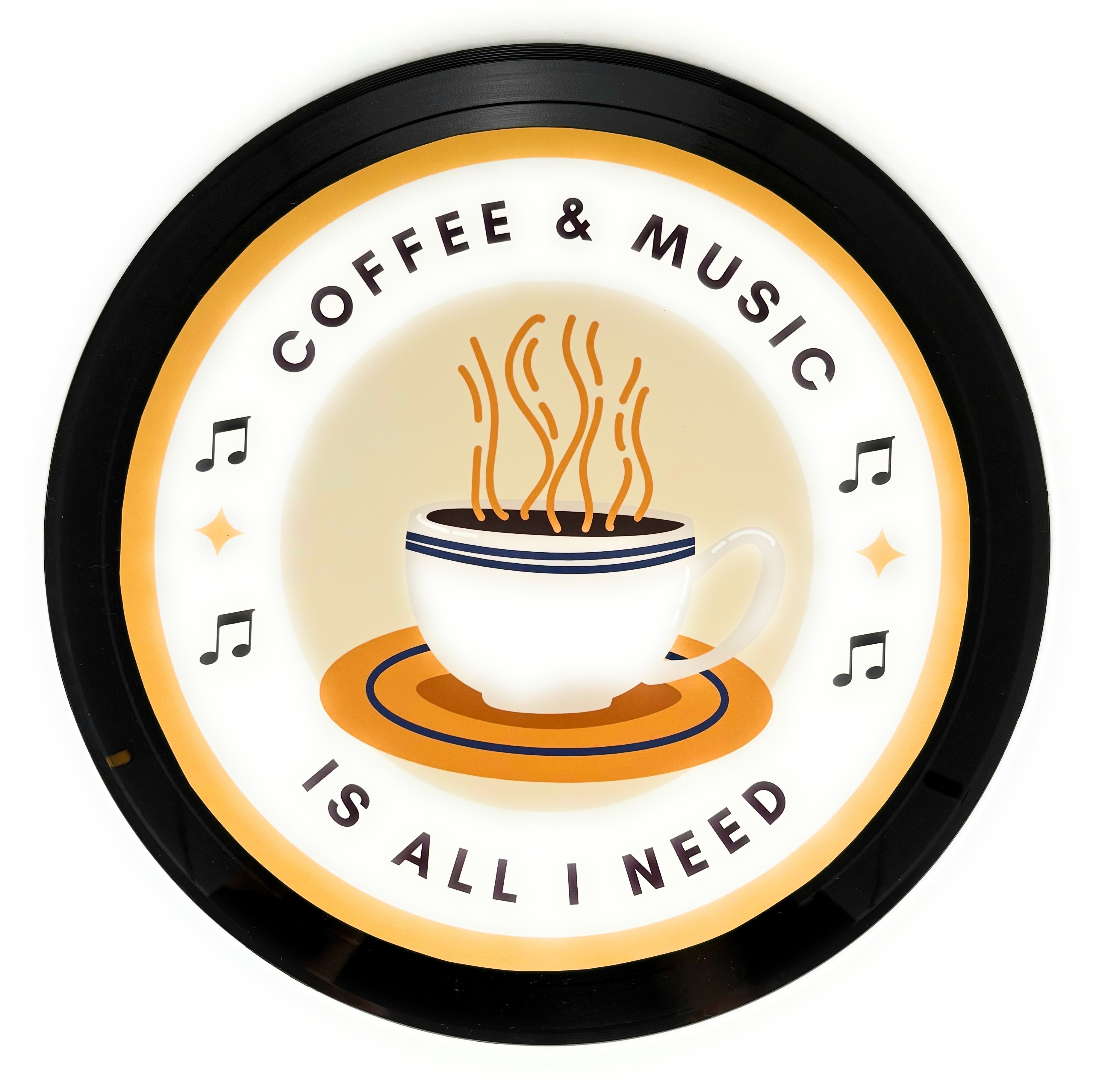 Coffee & Music Wall Decor