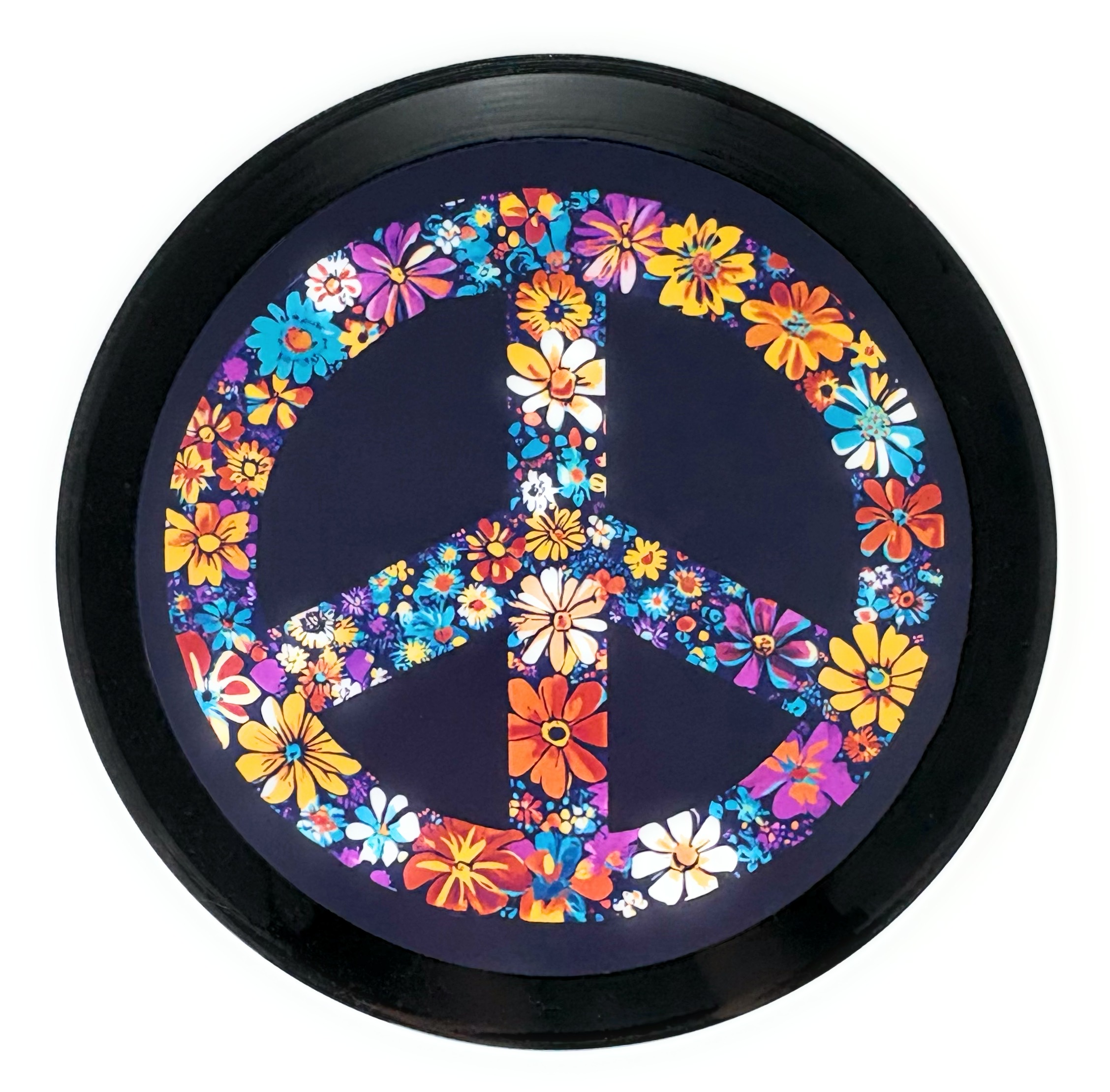 Flower Peace Sign Wall Decor