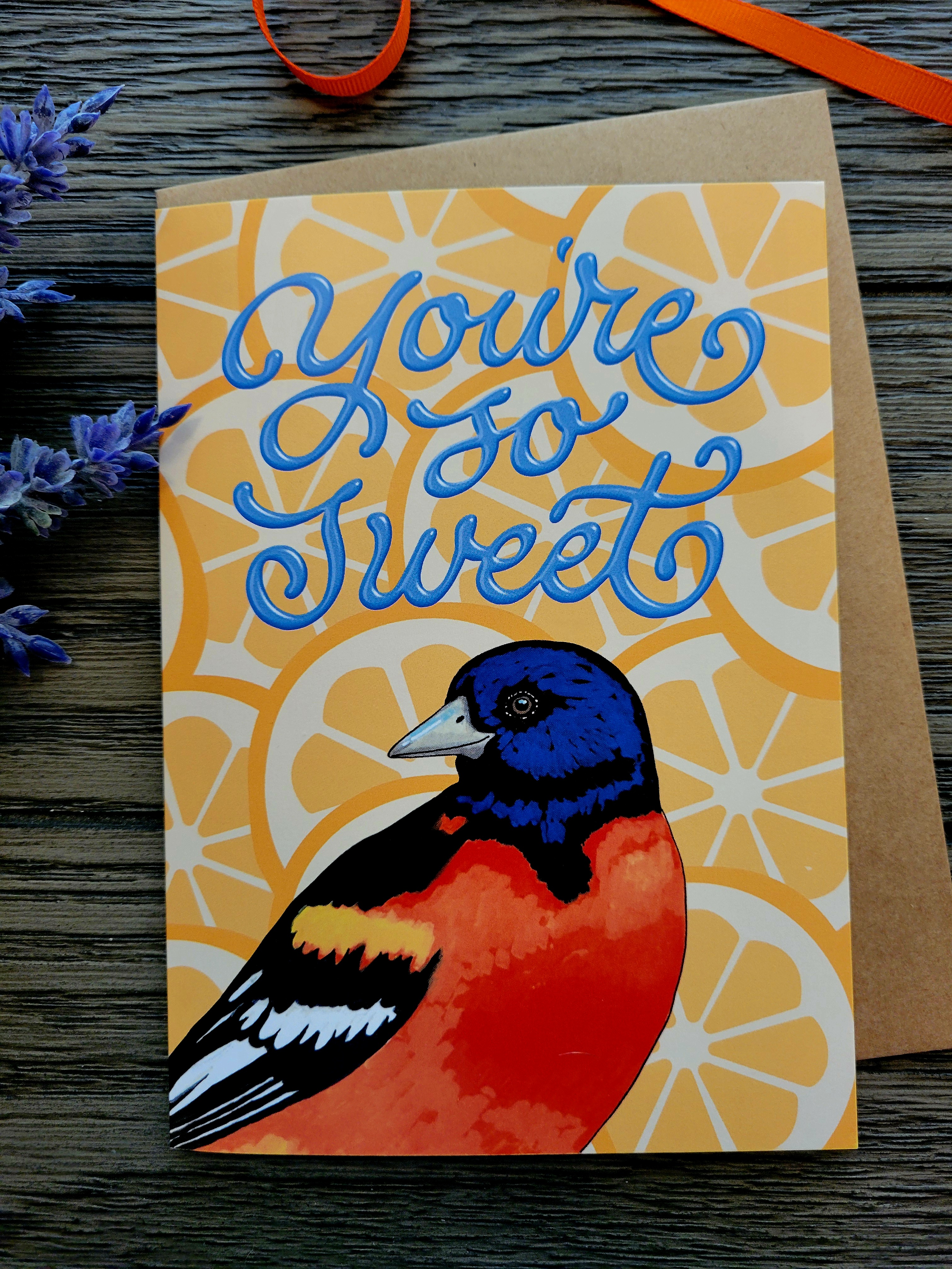 Baltimore Oriole Greeting Card