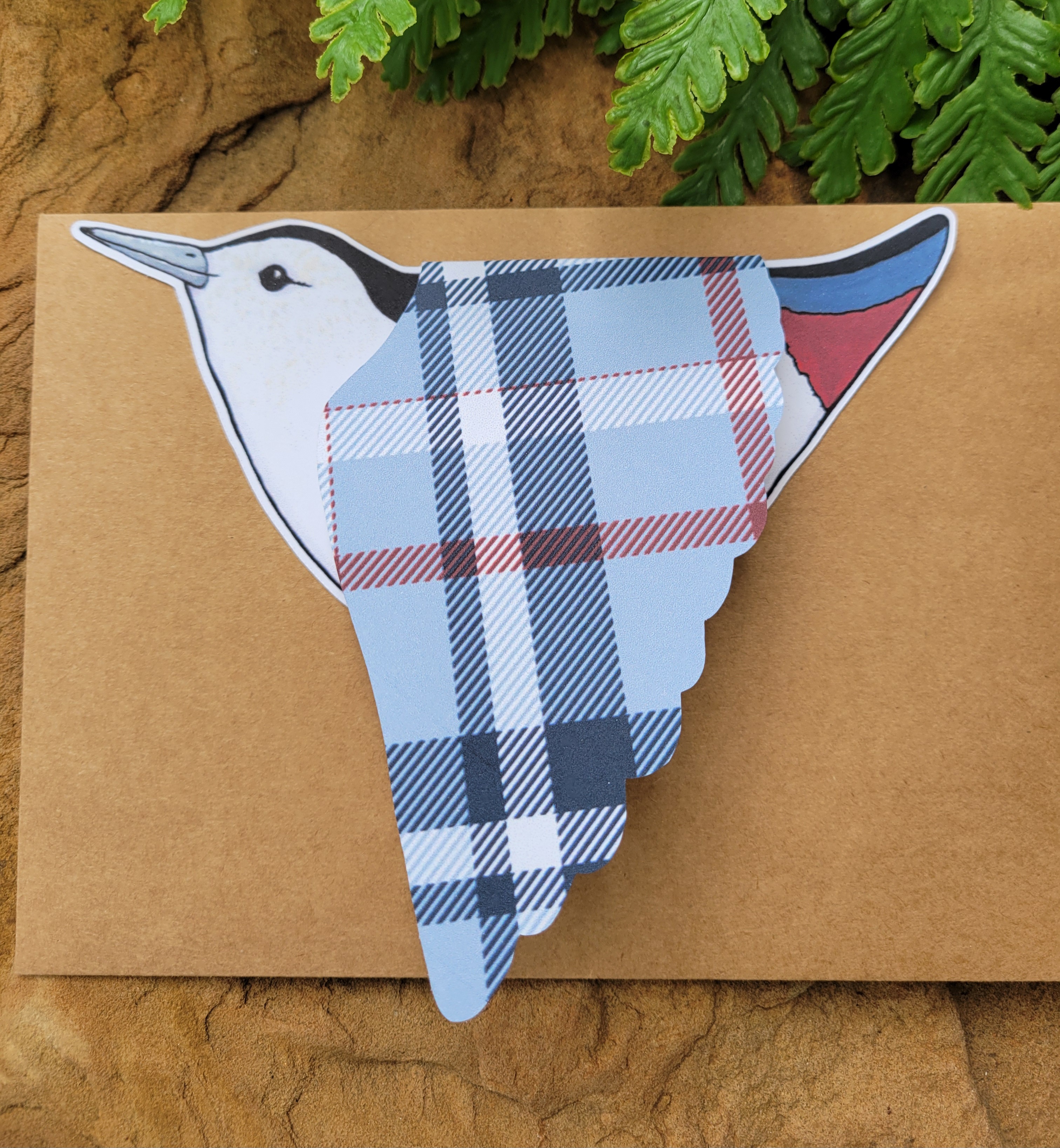 White-breasted Nuthatch Greeting Card