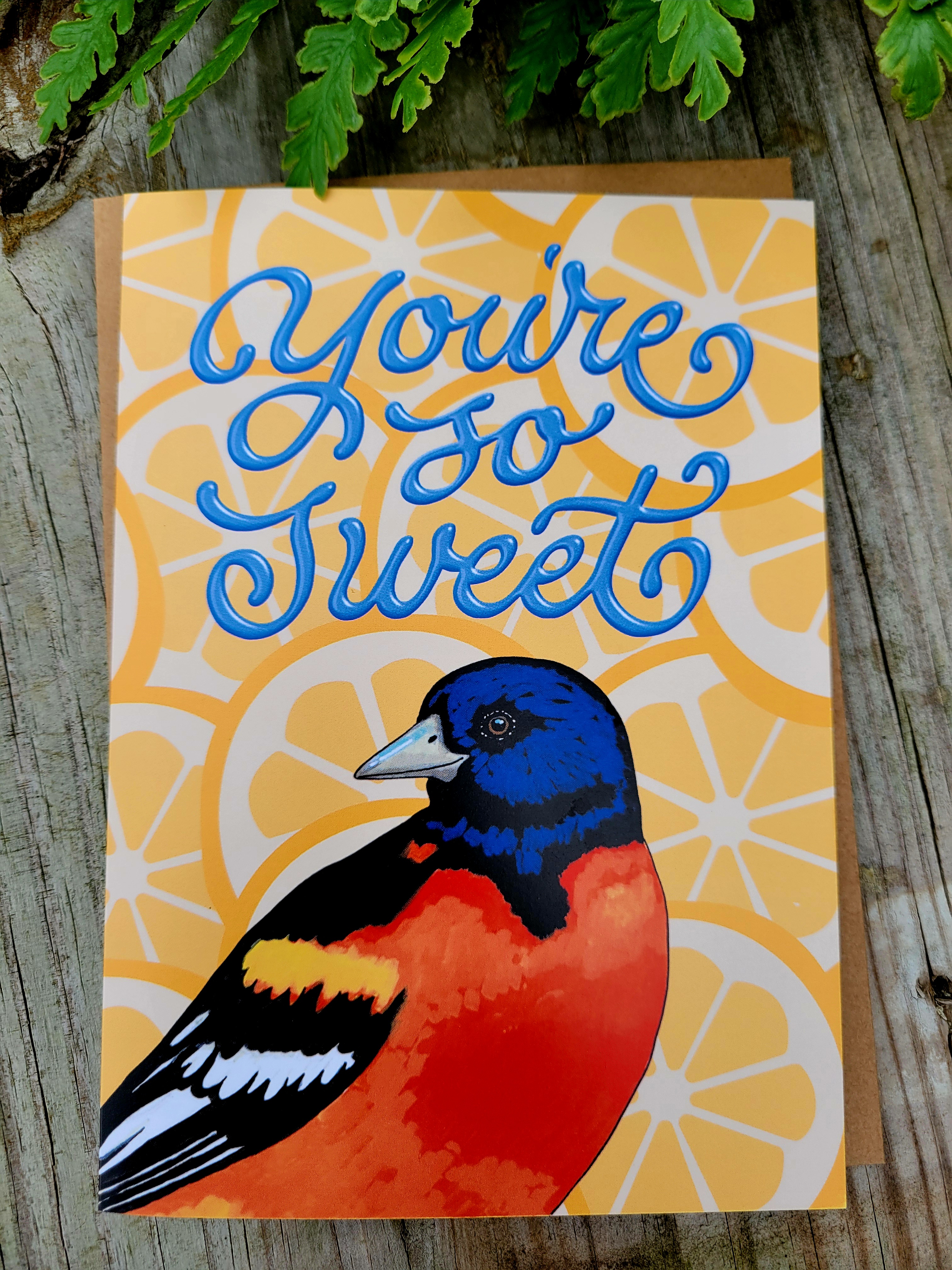 Baltimore Oriole Greeting Card