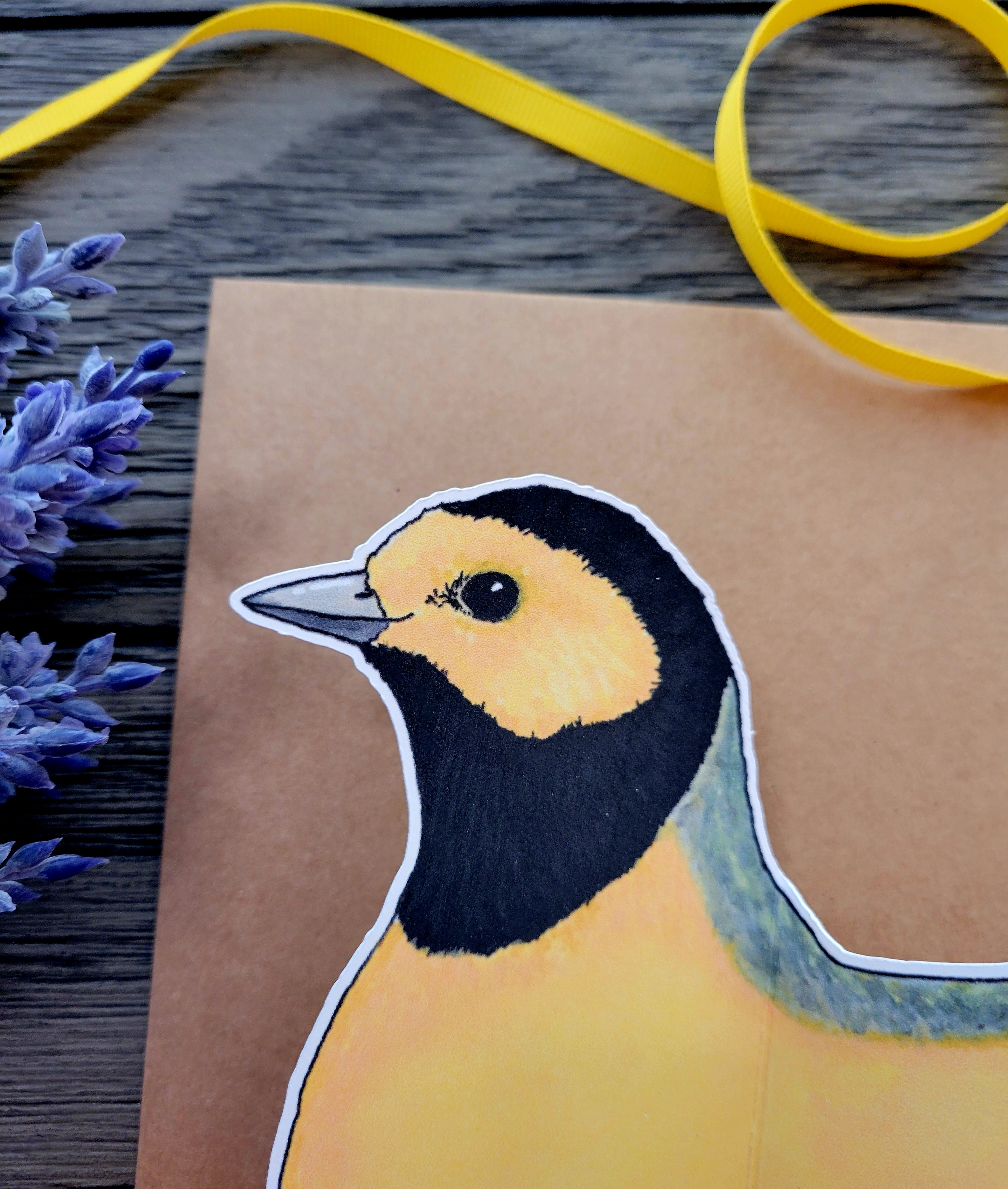 Hooded Warbler Greeting Card
