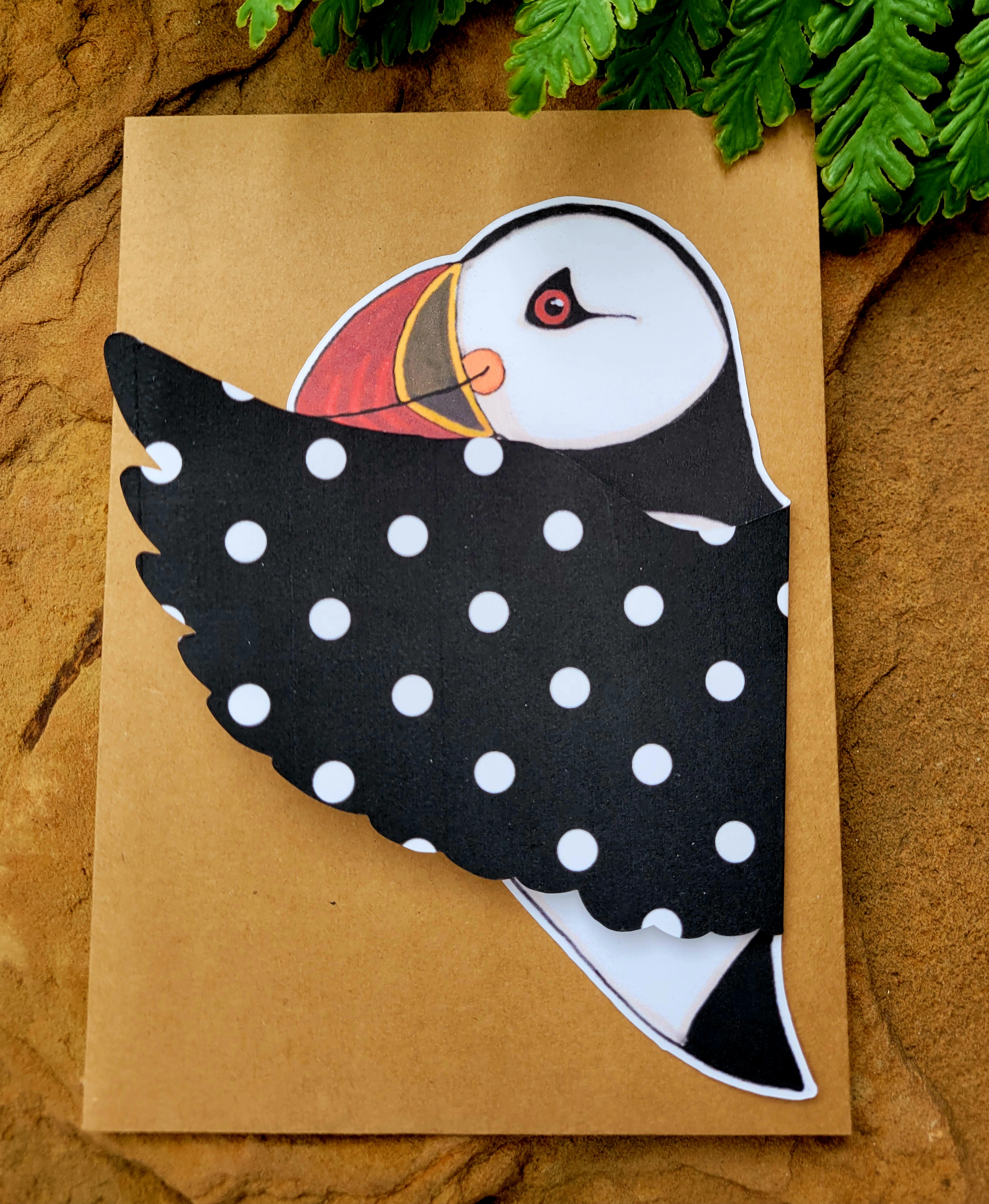 Atlantic Puffin Greeting Card