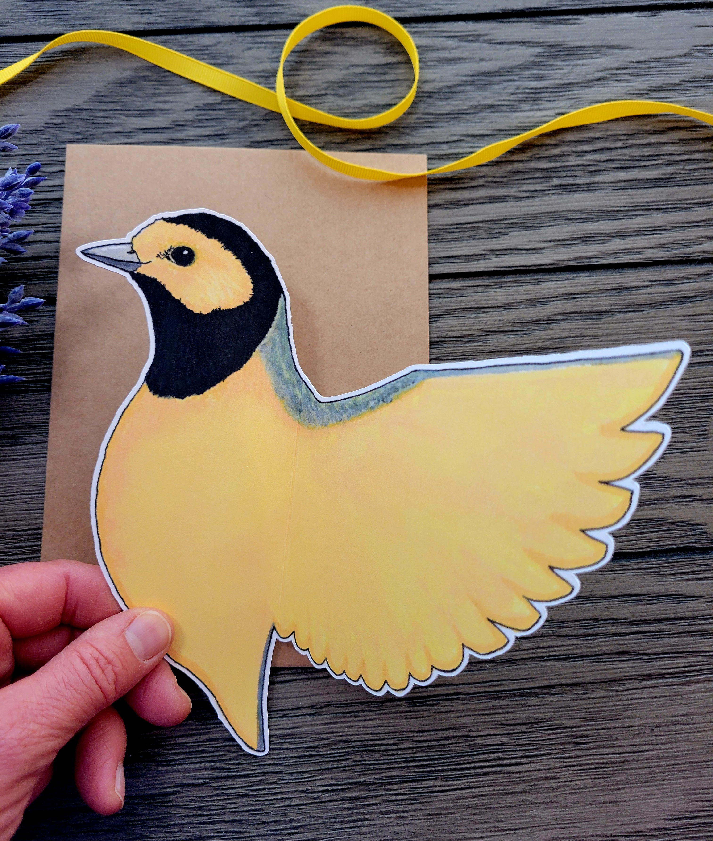 Hooded Warbler Greeting Card