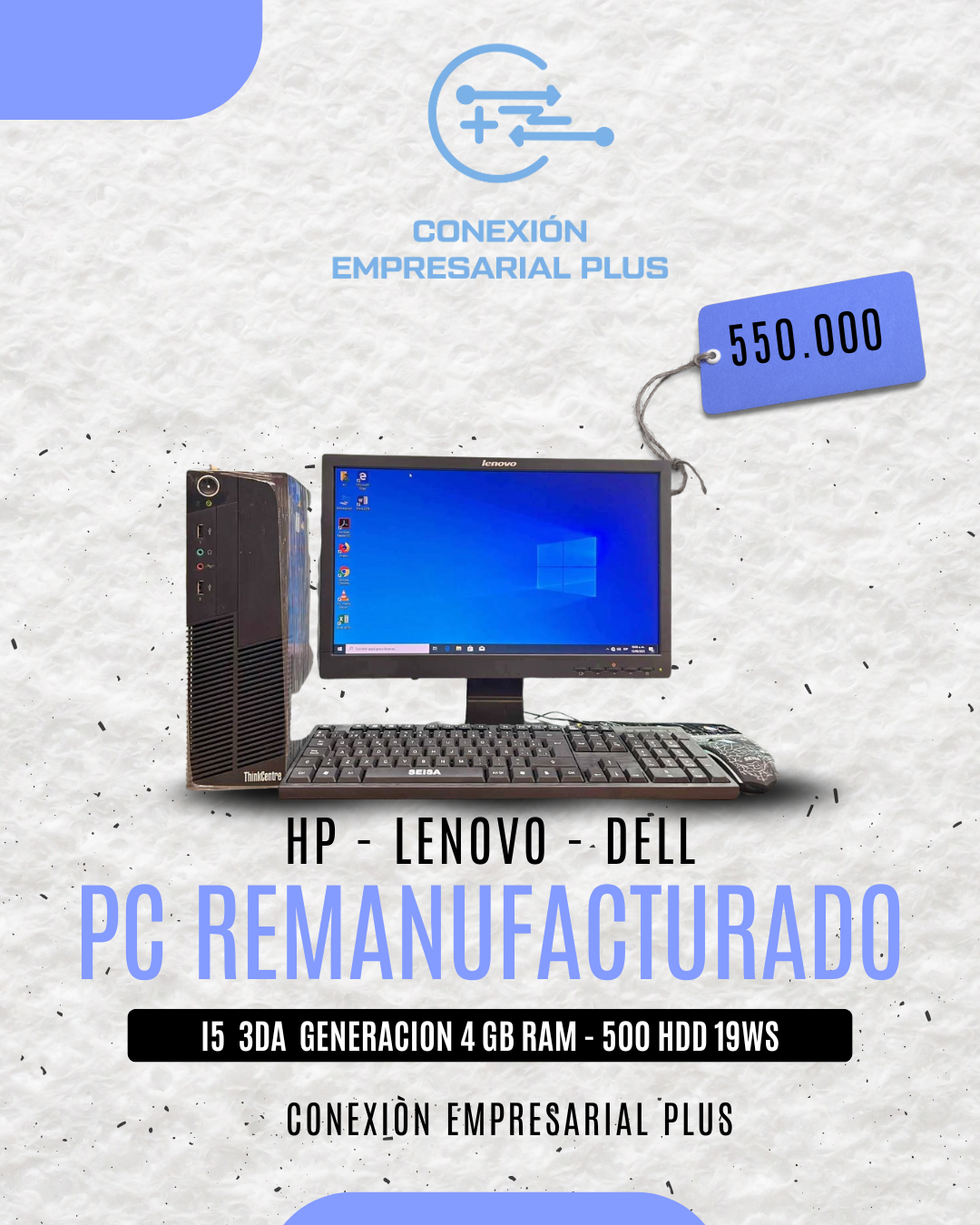 PC Remanufacturado i5 3RA
