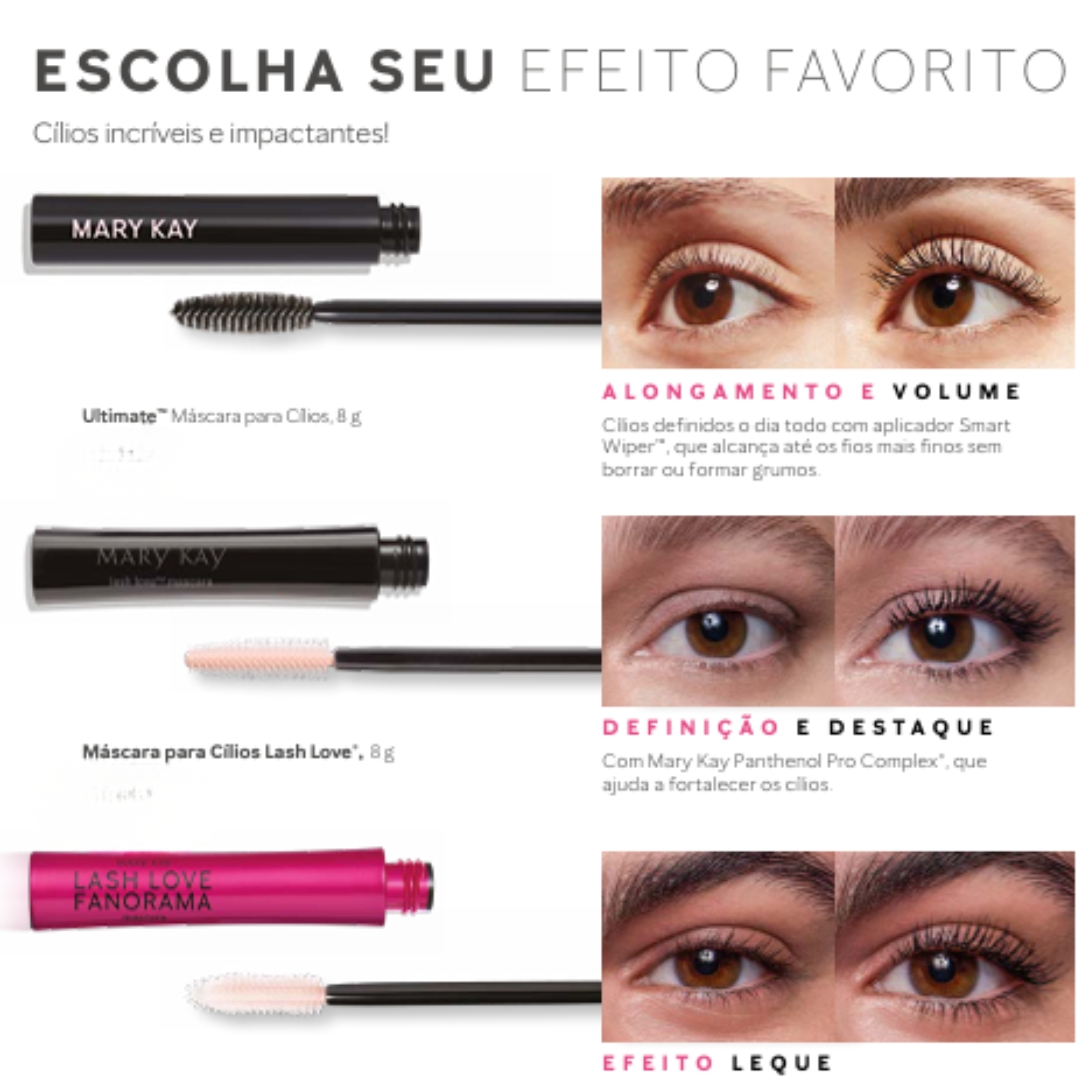 Máscara para Cílios Mary Kay - Catálogo de Dezembro 2025 - Pedidos Somente Via Whatsapp
