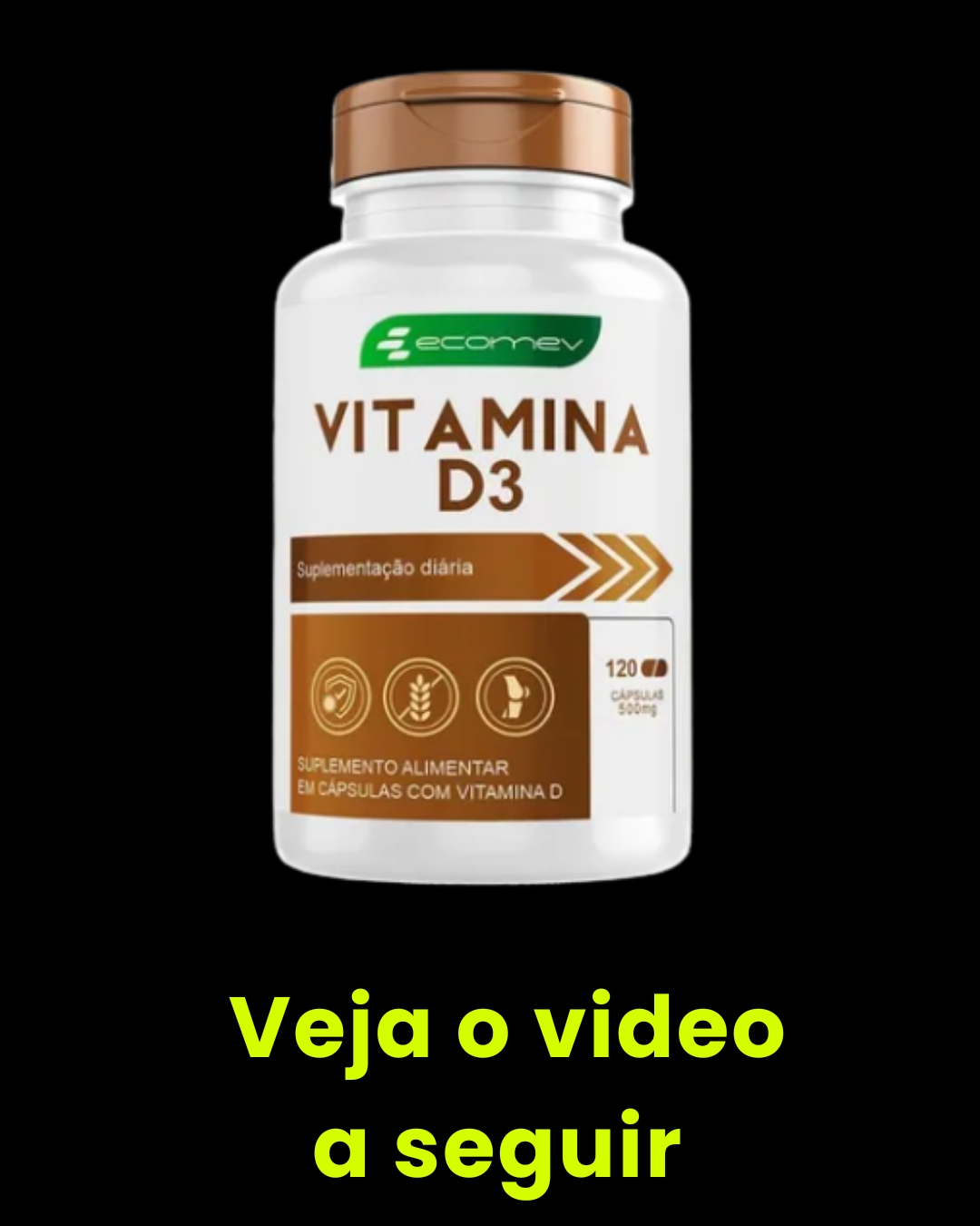 Vitamina D3 120CAPSULAS
