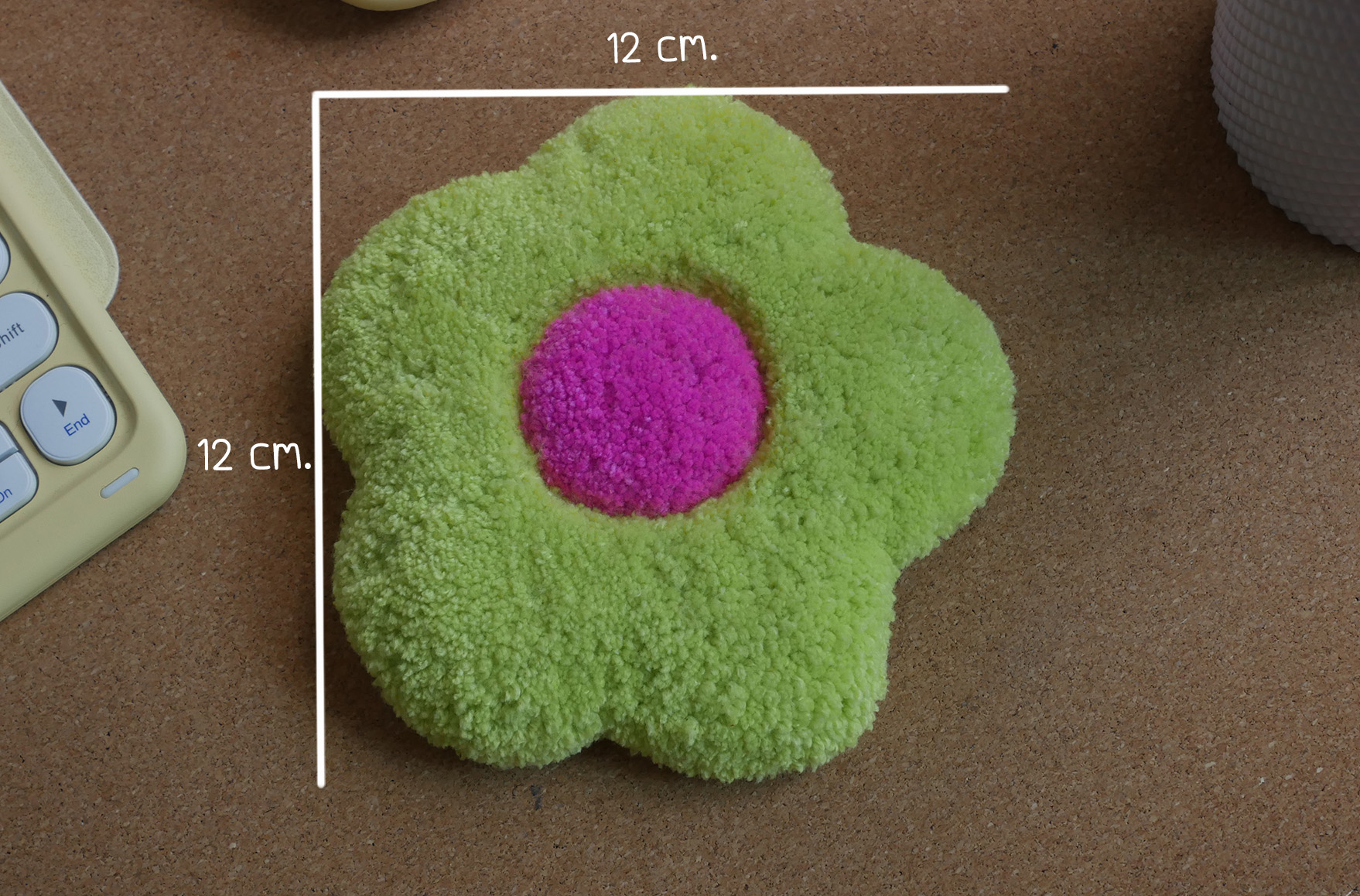 Plush Flower Coaster