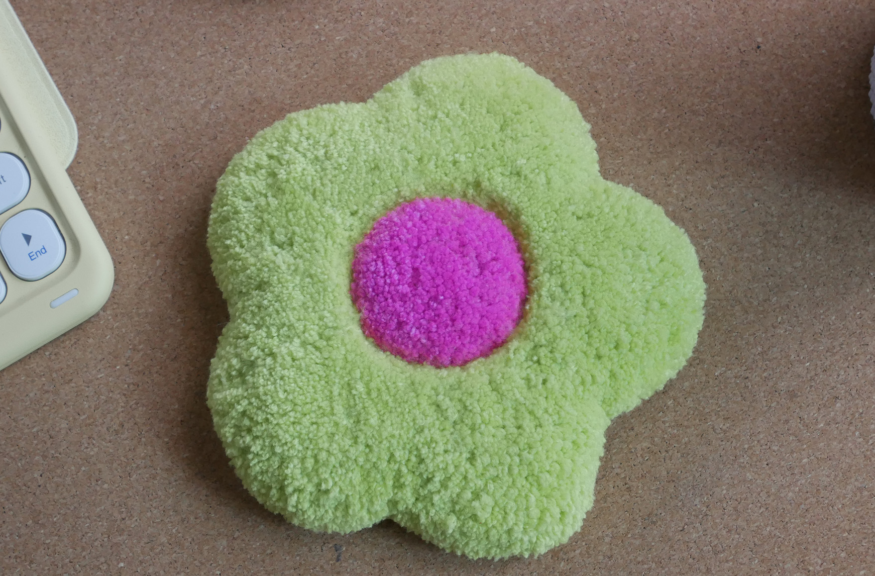 Plush Flower Coaster