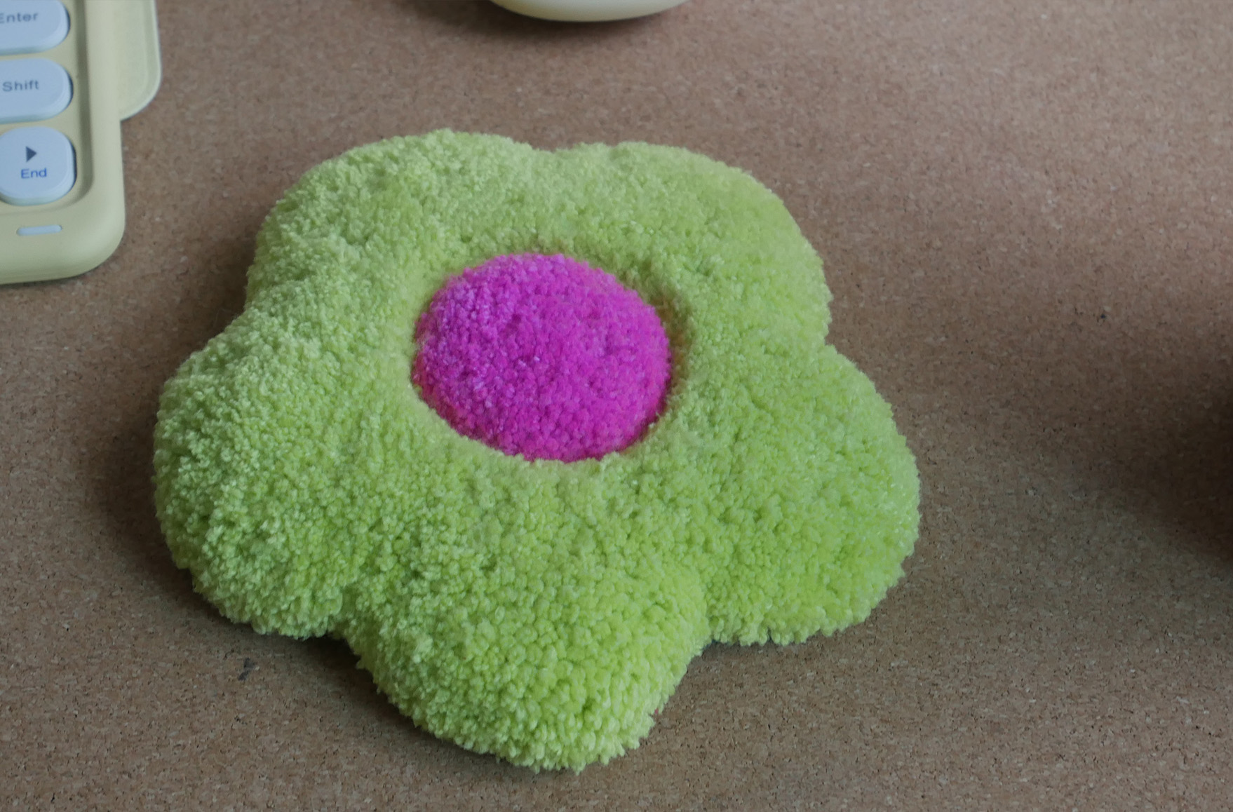 Plush Flower Coaster