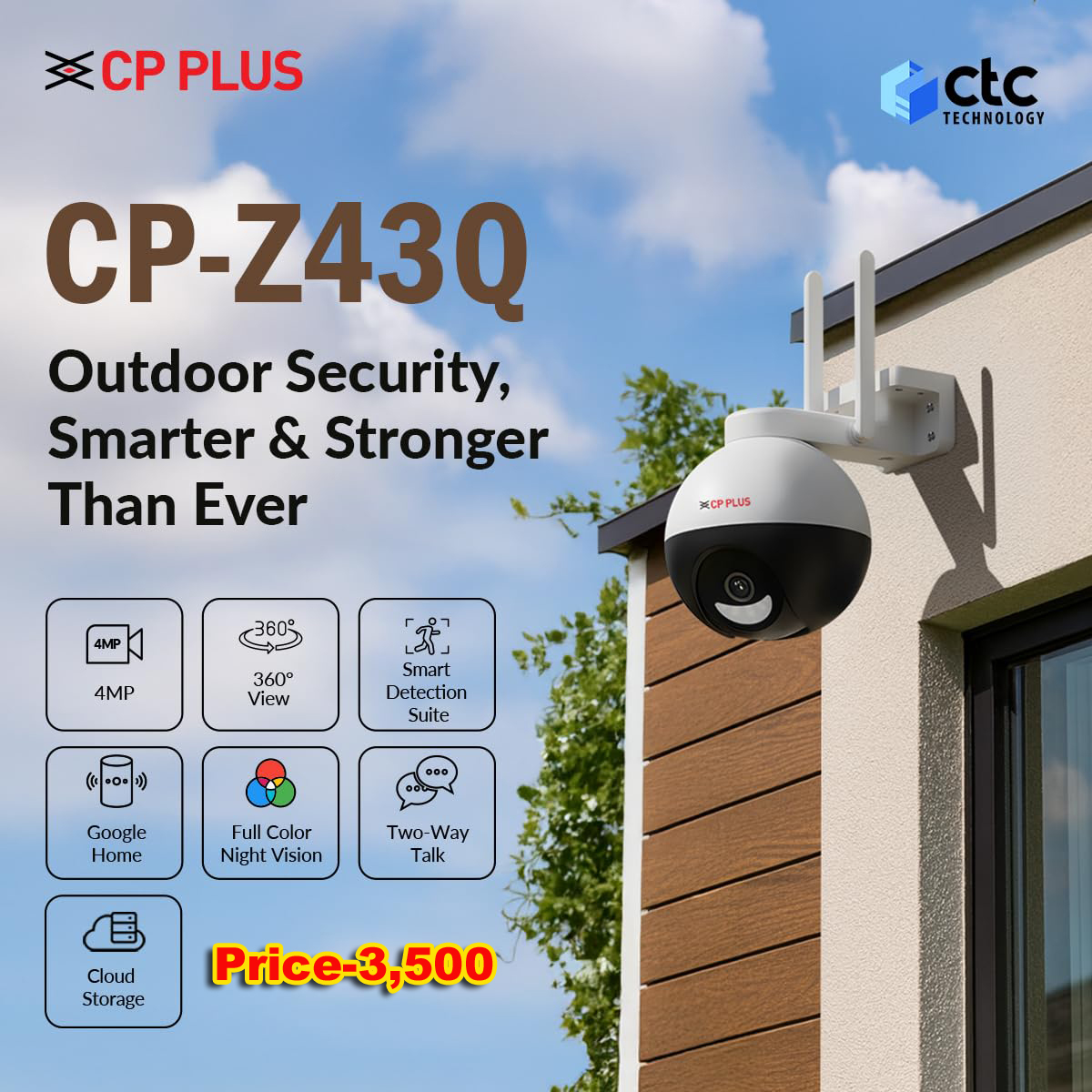 CP-Z43Q Outdoor Security Camera