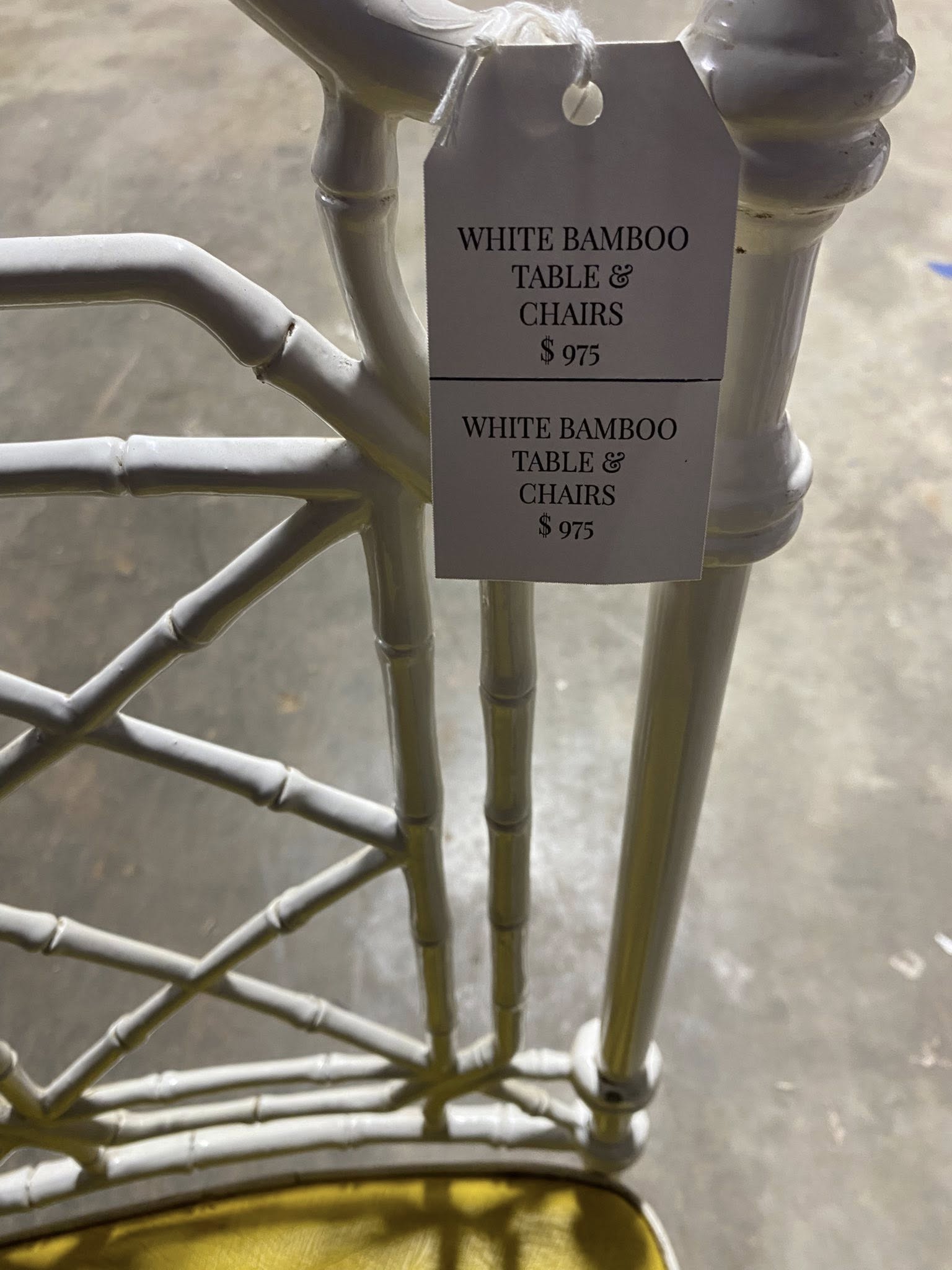 Steel & Glass Table W/ Chairs