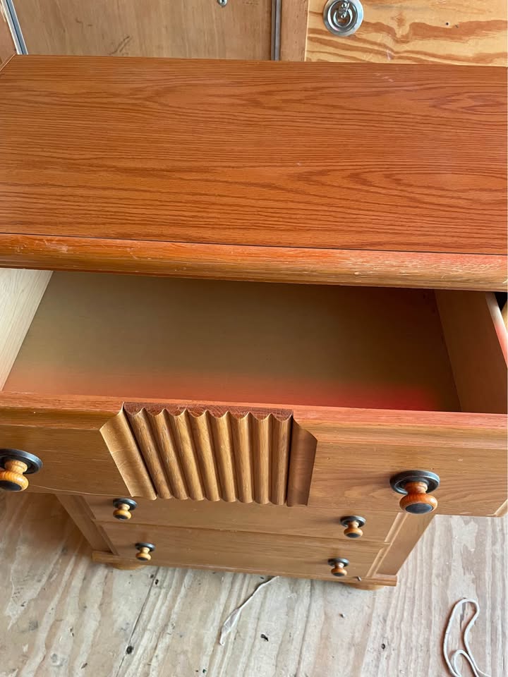 Vintage Wooden Dresser