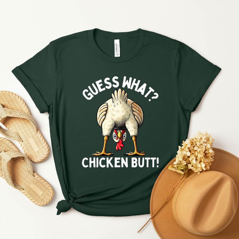 Guess What? Chicken Butt! Funny Unisex T-Shirt