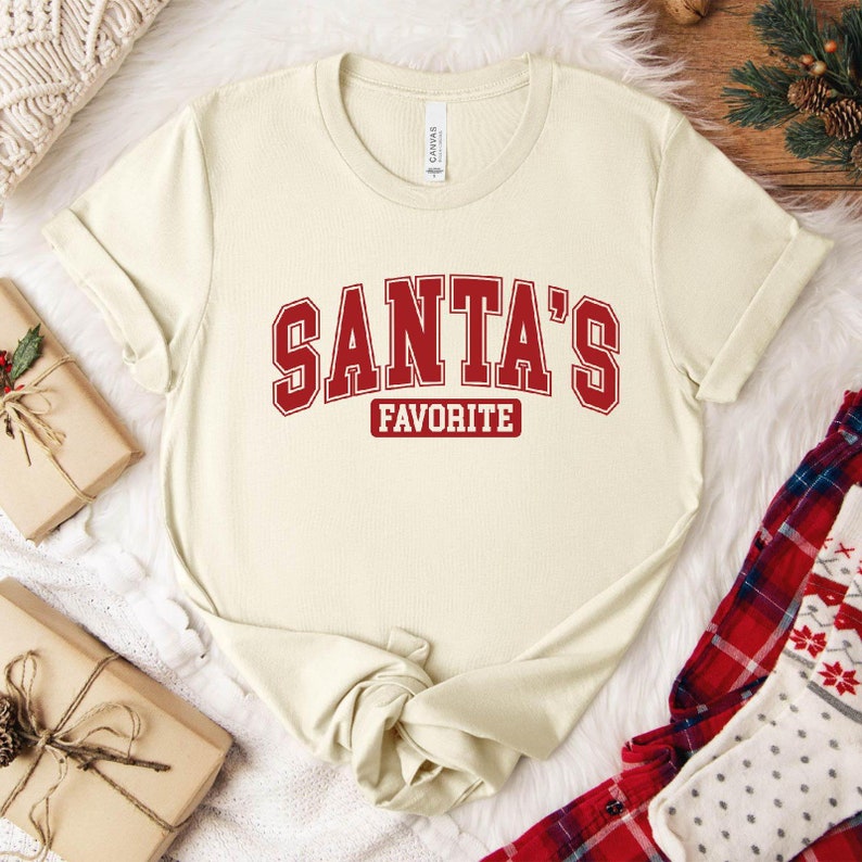 Santa's Favorite Christmas Shirt: Family Holiday Tee