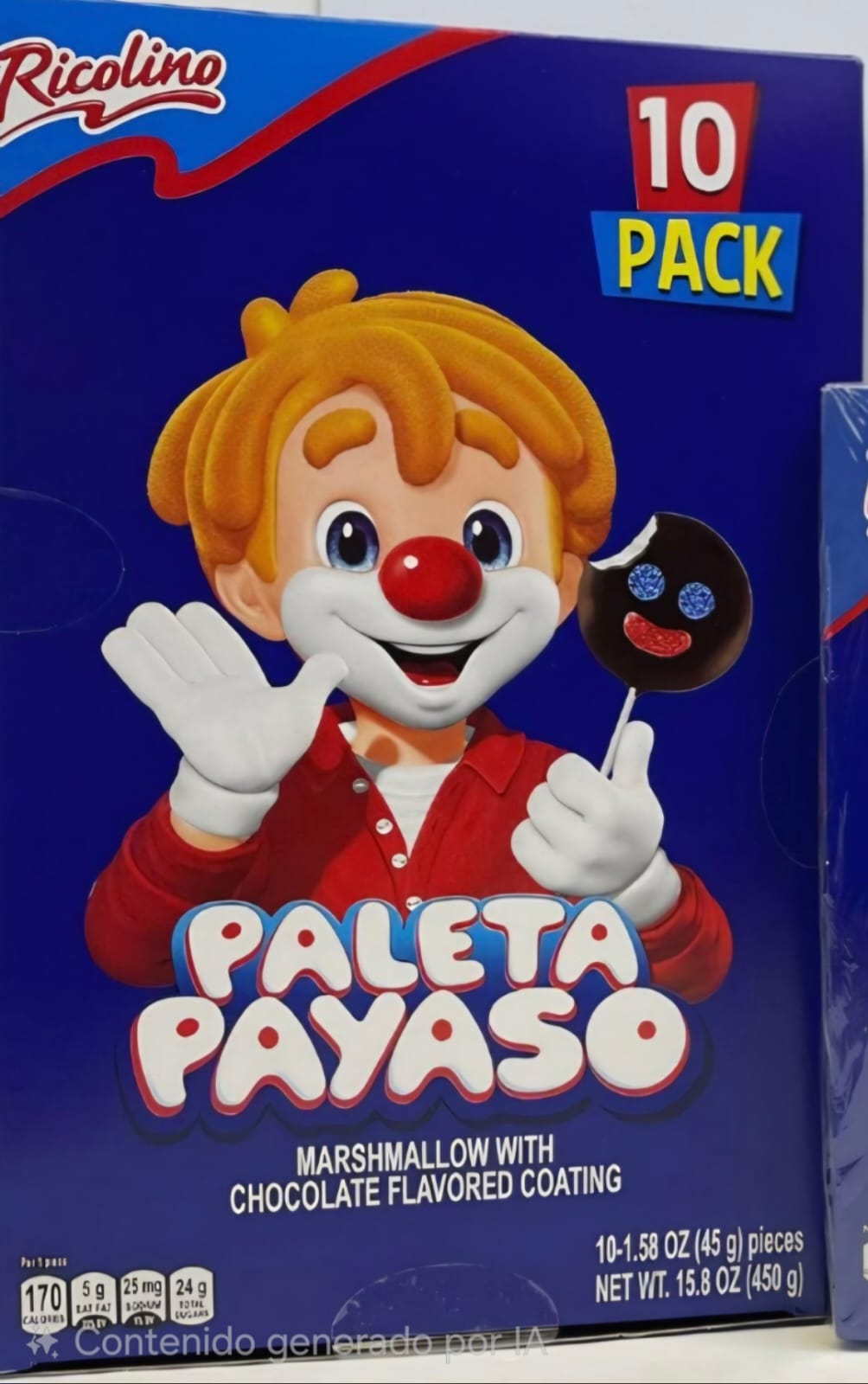 PALETA PAYASO. 10 PACK
