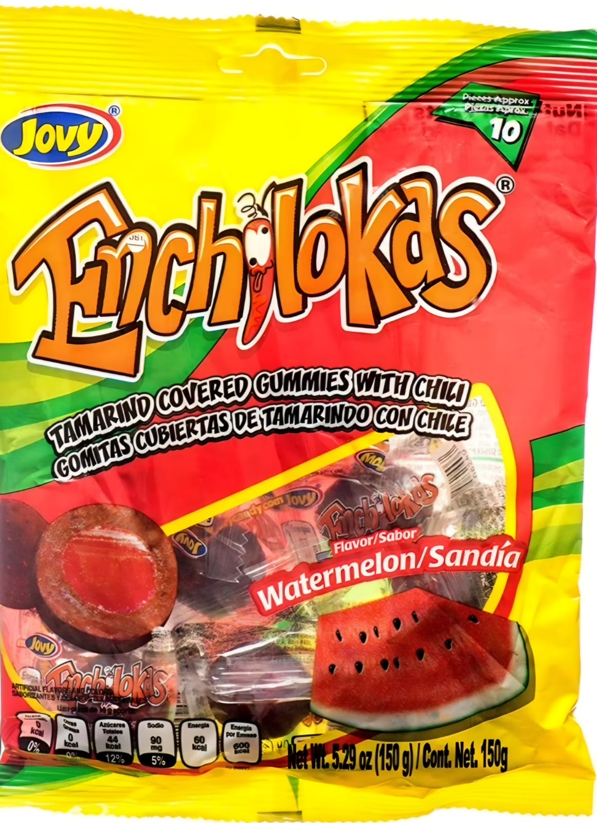 ENCHILOKAS SANDIA. MARCA JOVY