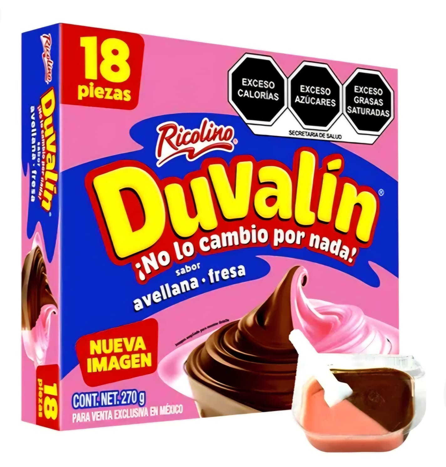 DUVALIN. FRESA/AVELLANA 18 PIEZAS
