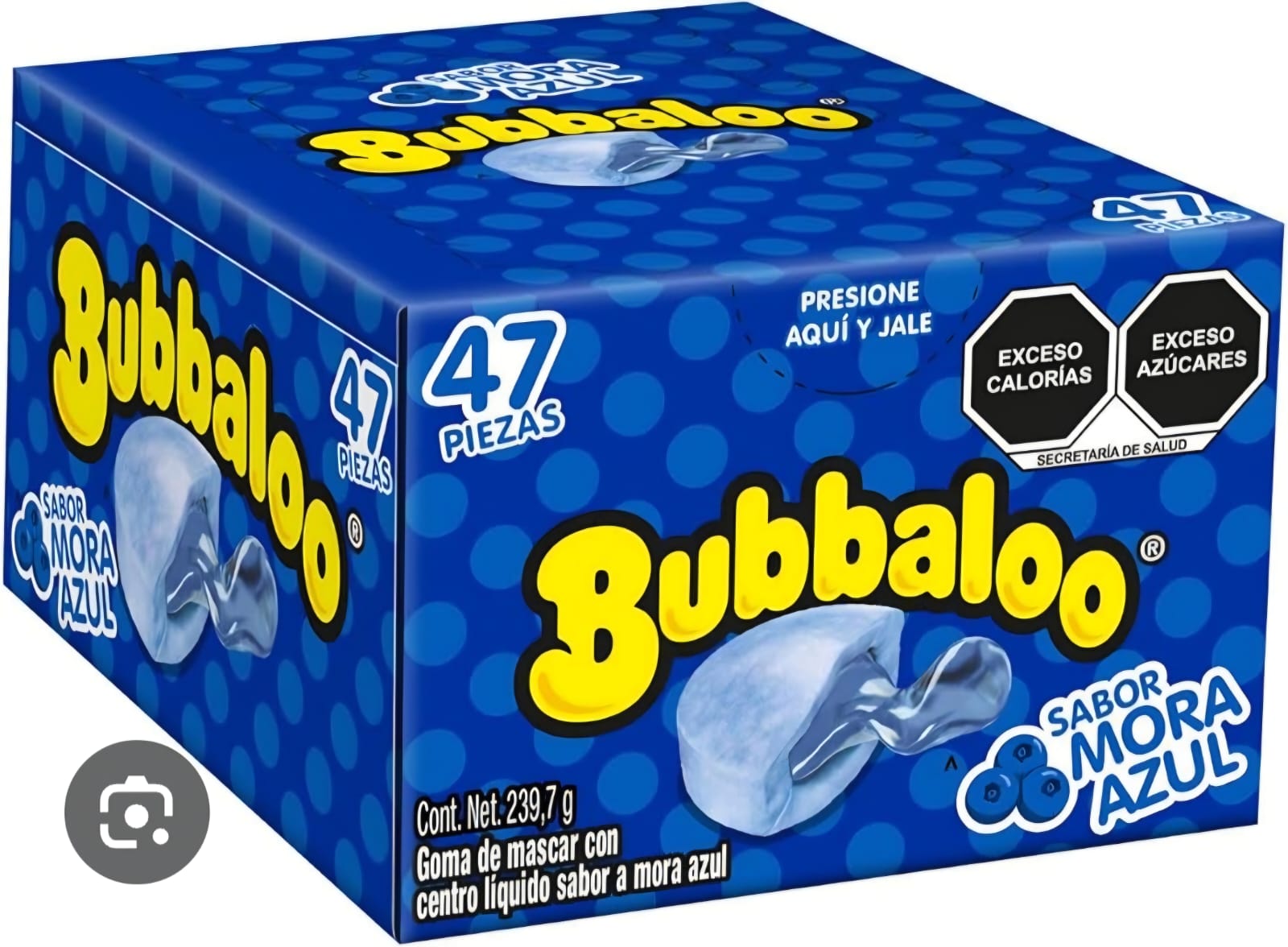 BUBBALOO MORA AZUL. 47 UNIDADES