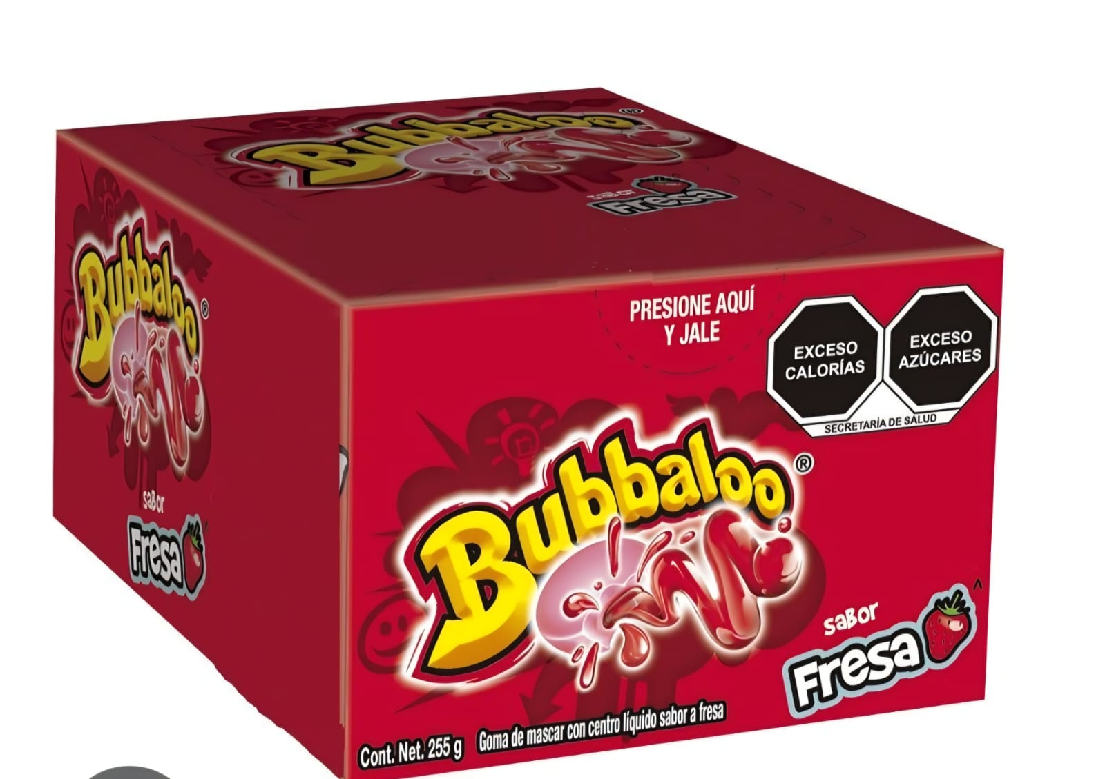 BUBBALOO FRESA. 47 UNIDADES