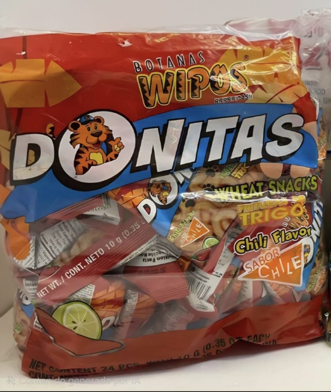 DONITAS DE CHILE WIPOS. CONTIENE 24 PIEZAS