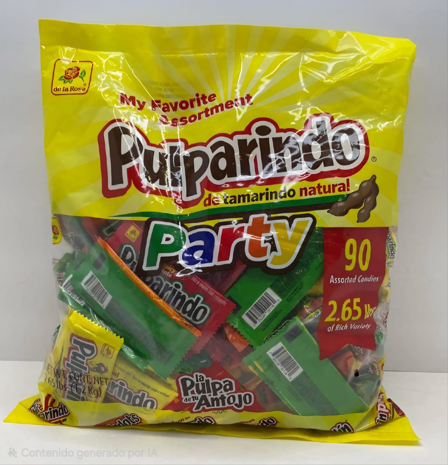 PULPARINDO PARTY. MIX. 90 PIEZAS