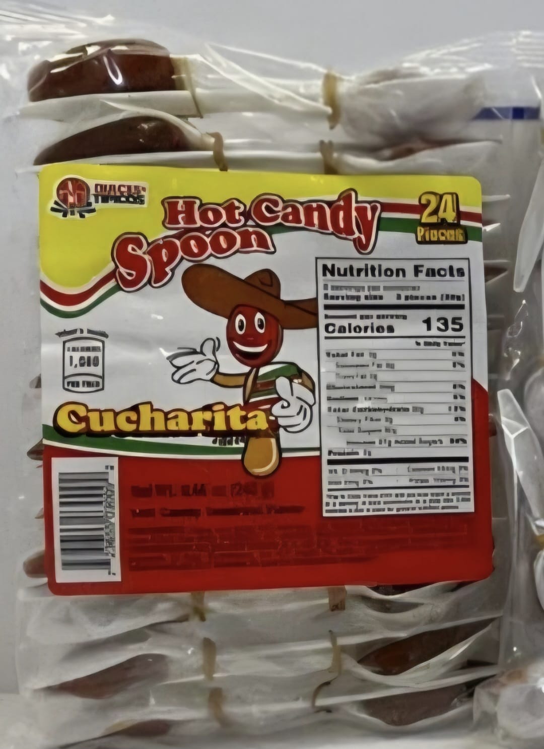 CUCHARITAS DE TAMARINDO . 24 PIEZAS