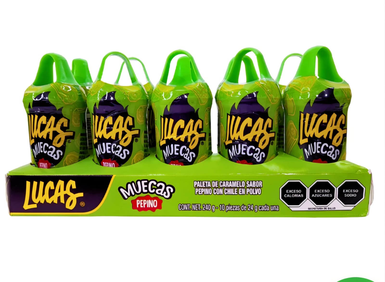 LUCAS MUECAS PEPINO. 10 UNIDADES