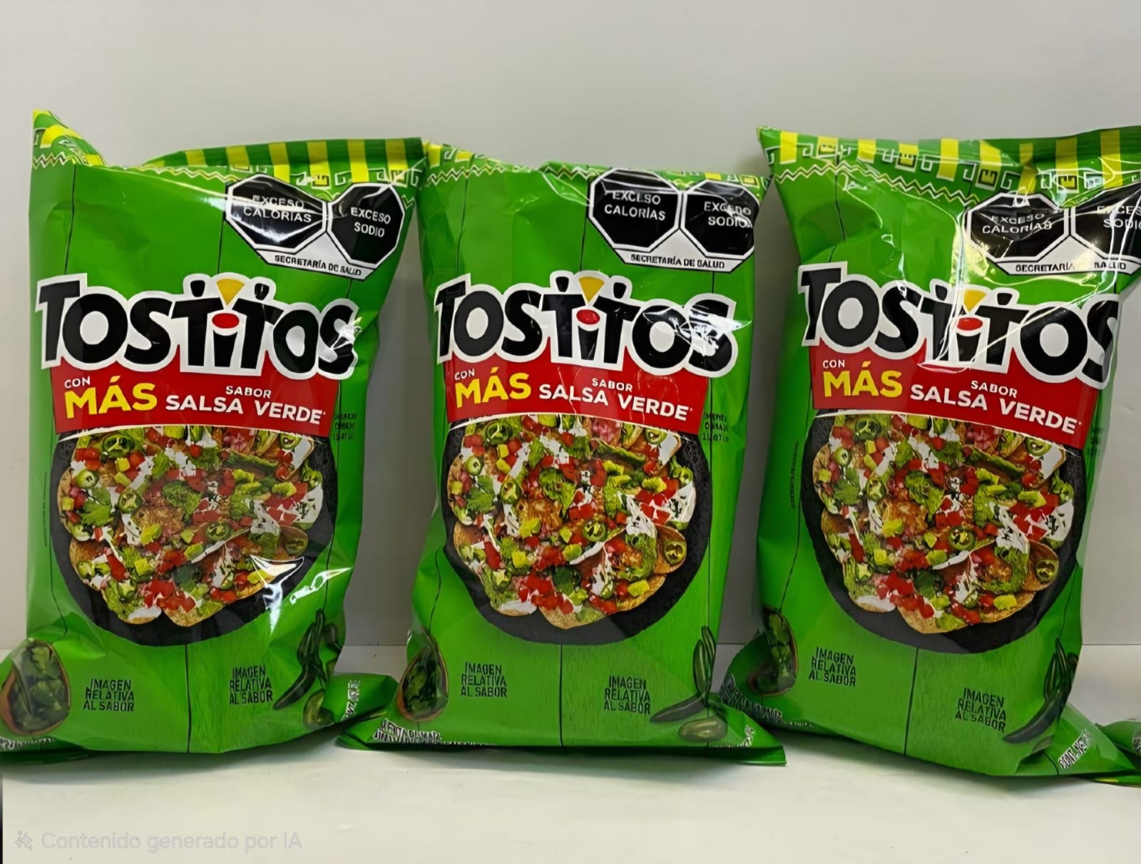 TOSTITOS. SABOR SALSA VERDE