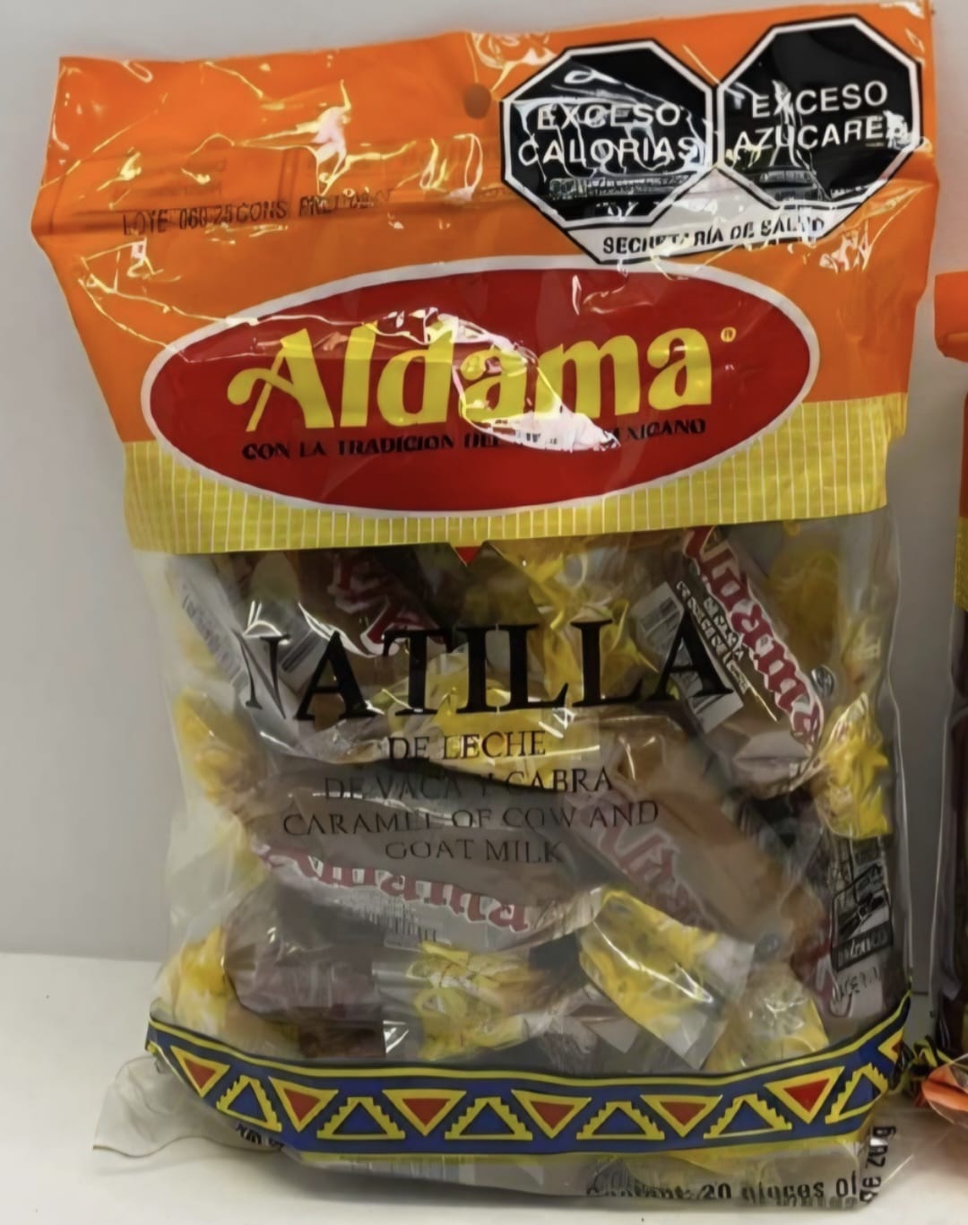 NATILLAS. MARCA ALDAMA. 20 PIEZAS